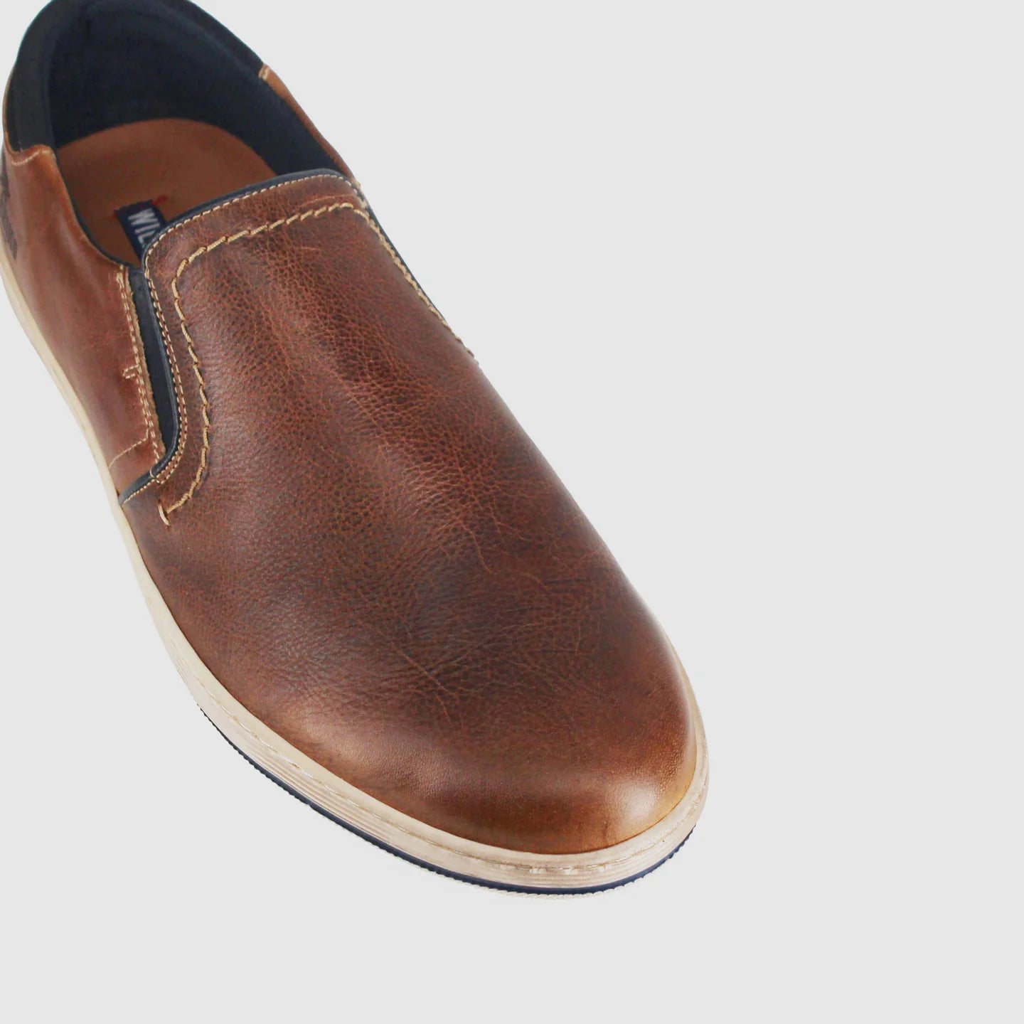 Wild Rhino Men’s Candid Slip On Shoe, Tan, EU 45/US 12 WILD RHINO
