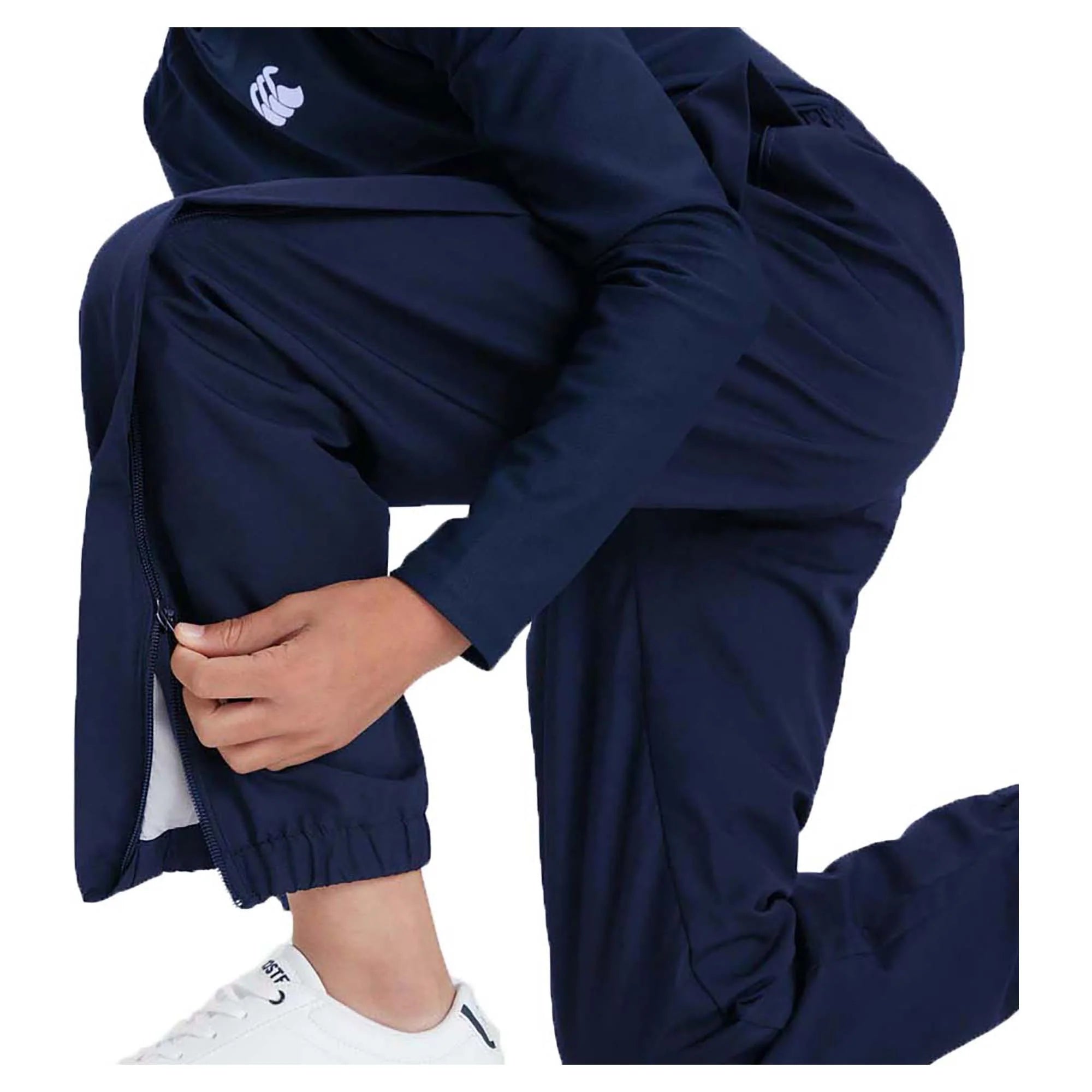 Canterbury Kids Cuffed Hem Stadium Pants, Navy, 10 CANTERBURY