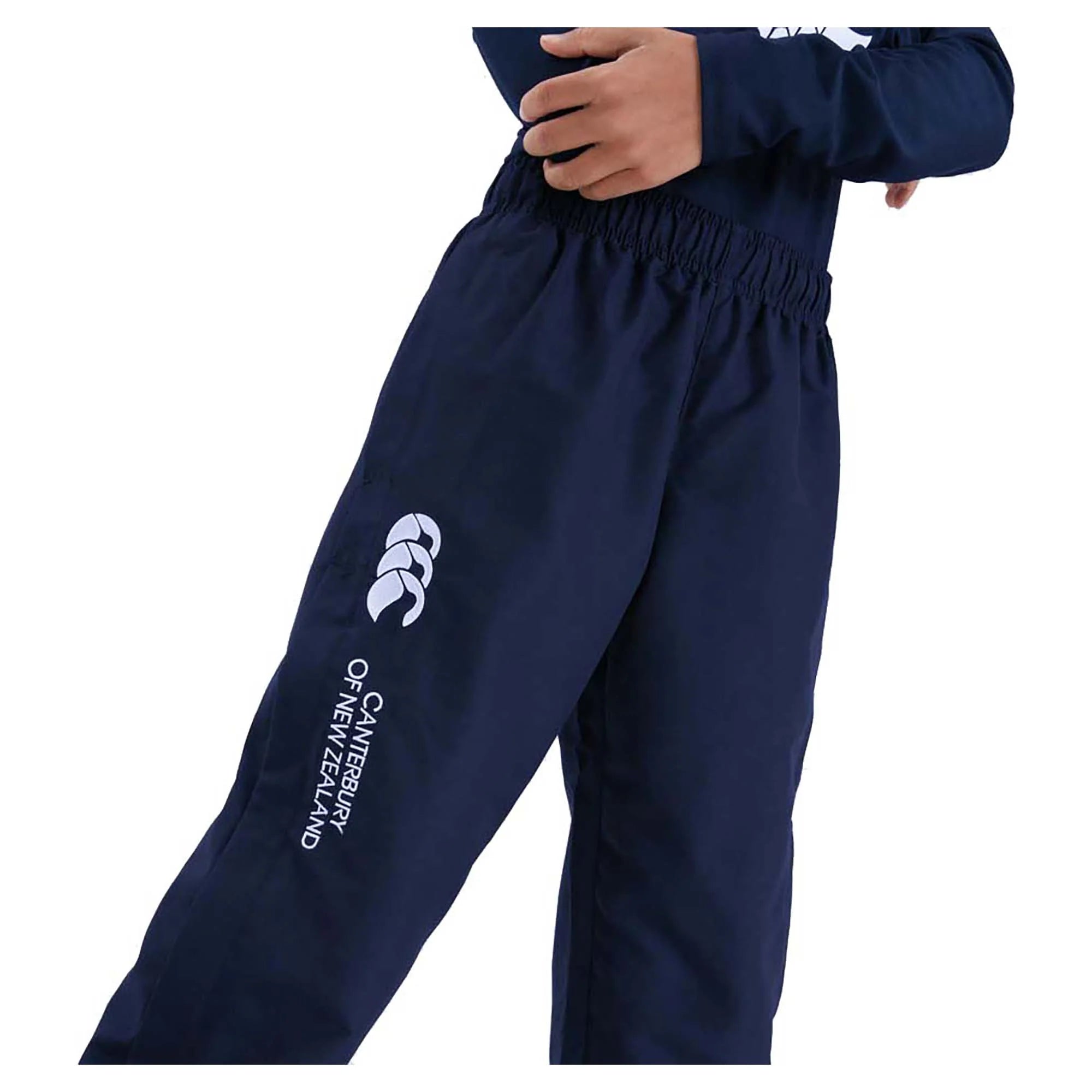 Canterbury Kids Cuffed Hem Stadium Pants, Navy, 10 CANTERBURY