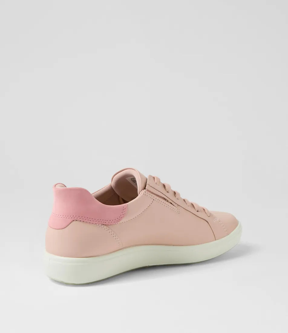 ECCO Soft 7 W Rose Dust Old Leather Sneakers, Rose Dust, US 6, EU 37 ECCO