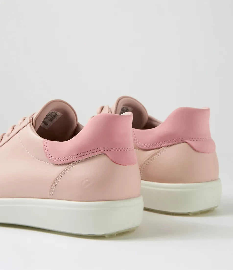 ECCO Soft 7 W Rose Dust Old Leather Sneakers, Rose Dust, US 6, EU 37 ECCO