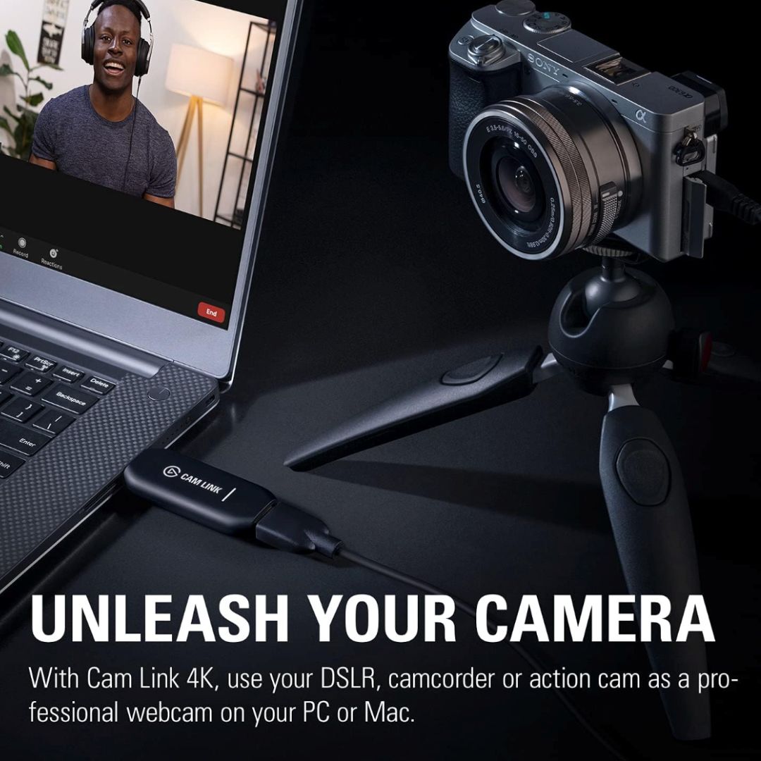 Elgato Cam Link 4K being used in a PC streaming setup in Perth