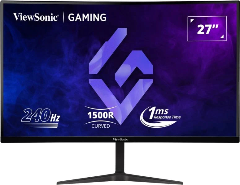 ViewSonic VX2719-PC-MHD 27" Curved Gaming Monitor 240Hz 1ms FreeSync – As New VIEWSONIC