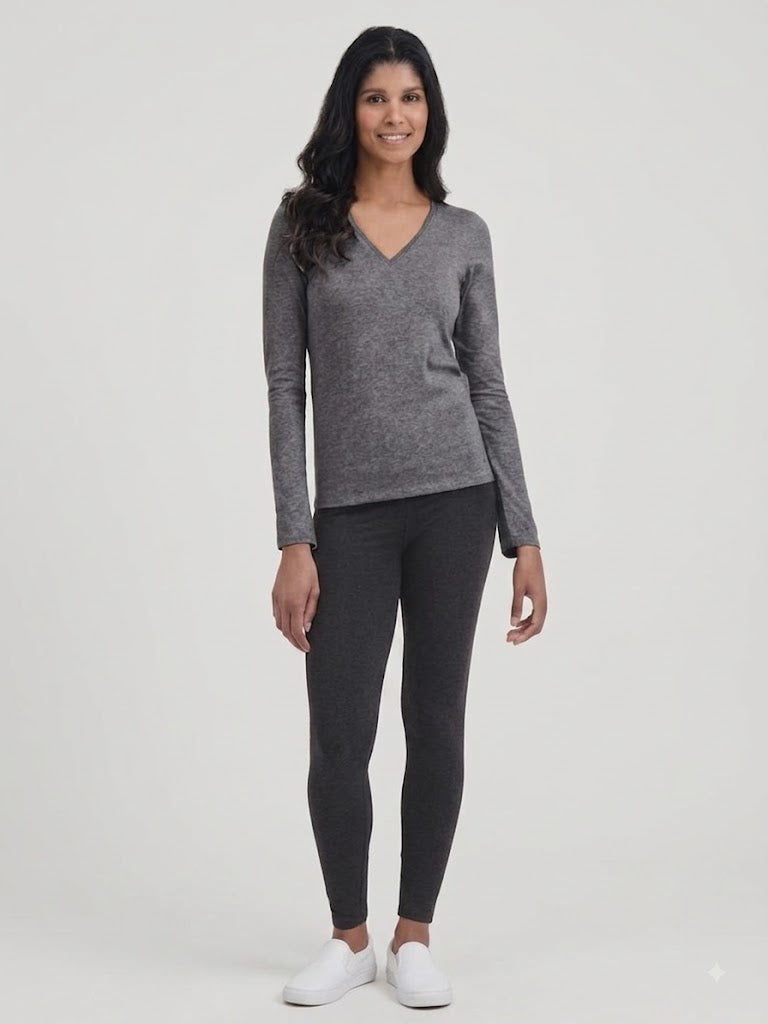 Lucky Brand Ladies Long Sleeve V Neck Tee 2-Pack LUCKY BRAND
