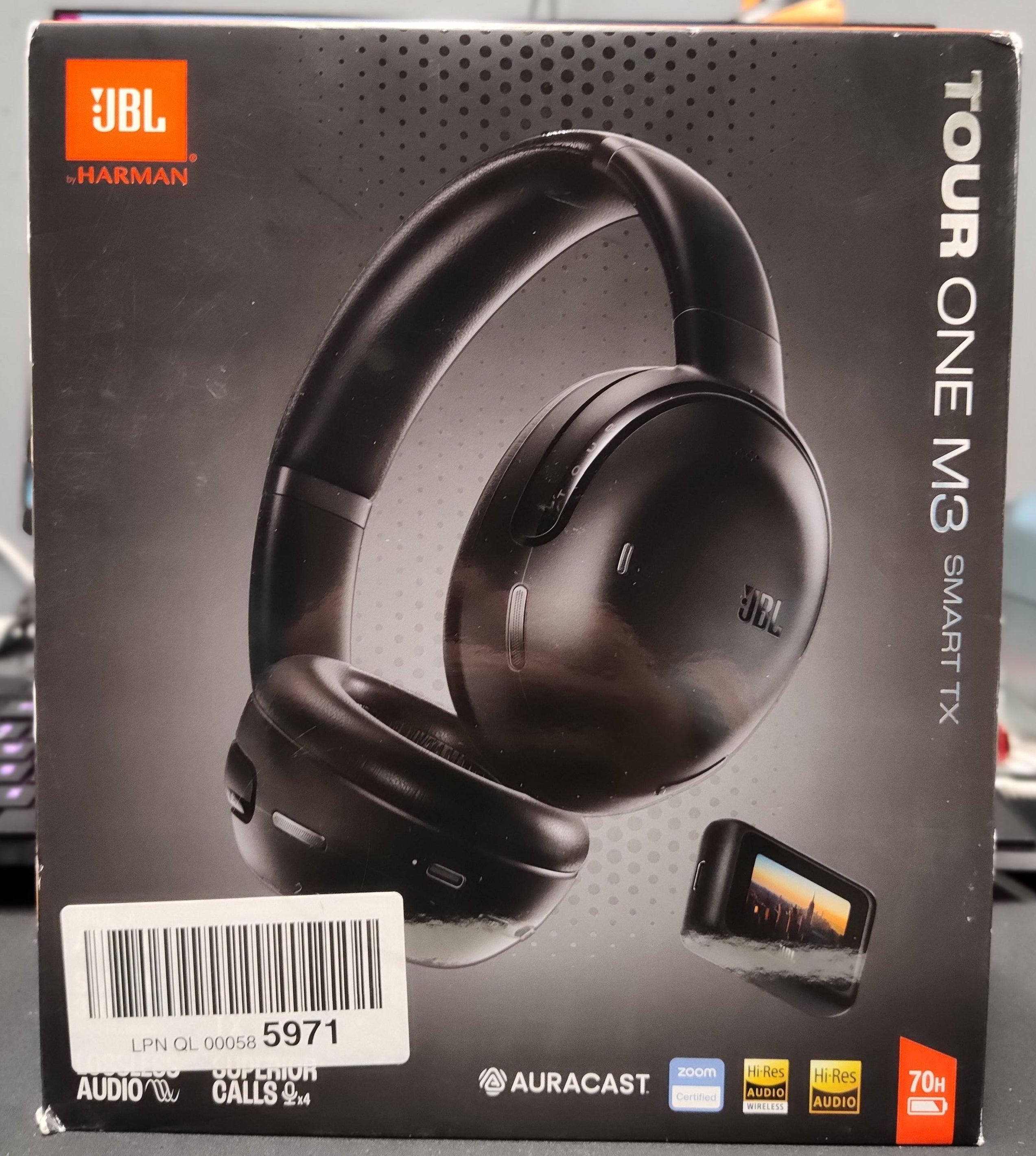 JBL Tour One M3 Smart Tx Wireless Noise Cancelling Headphones Black - Excellent Condition JBL
