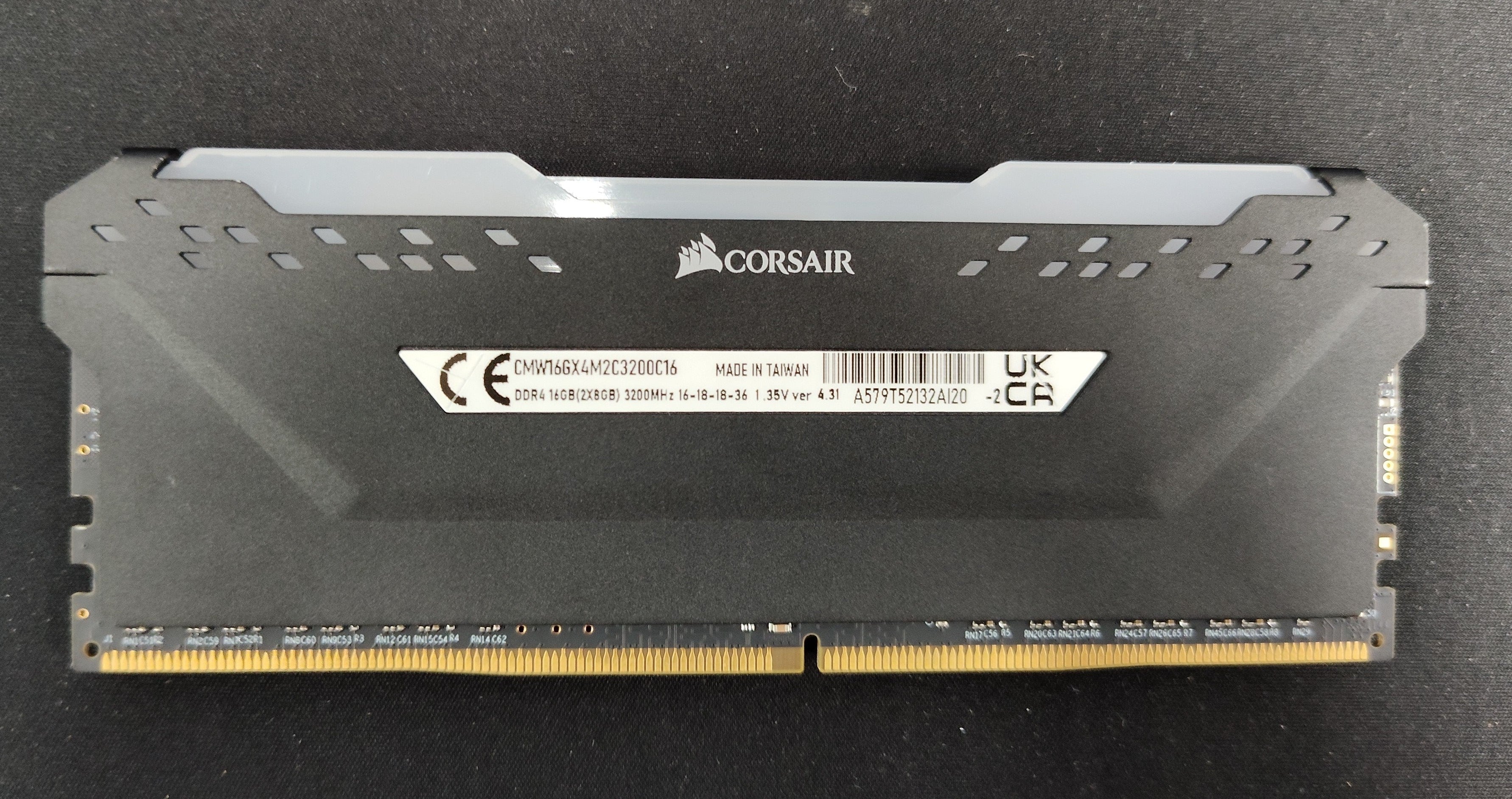 Corsair Vengeance RGB PRO 16GB (2x8GB) DDR4 3200MHz C16 RGB RAM Black CMW16GX4M2C3200C16 – Excellent Used CORSAIR