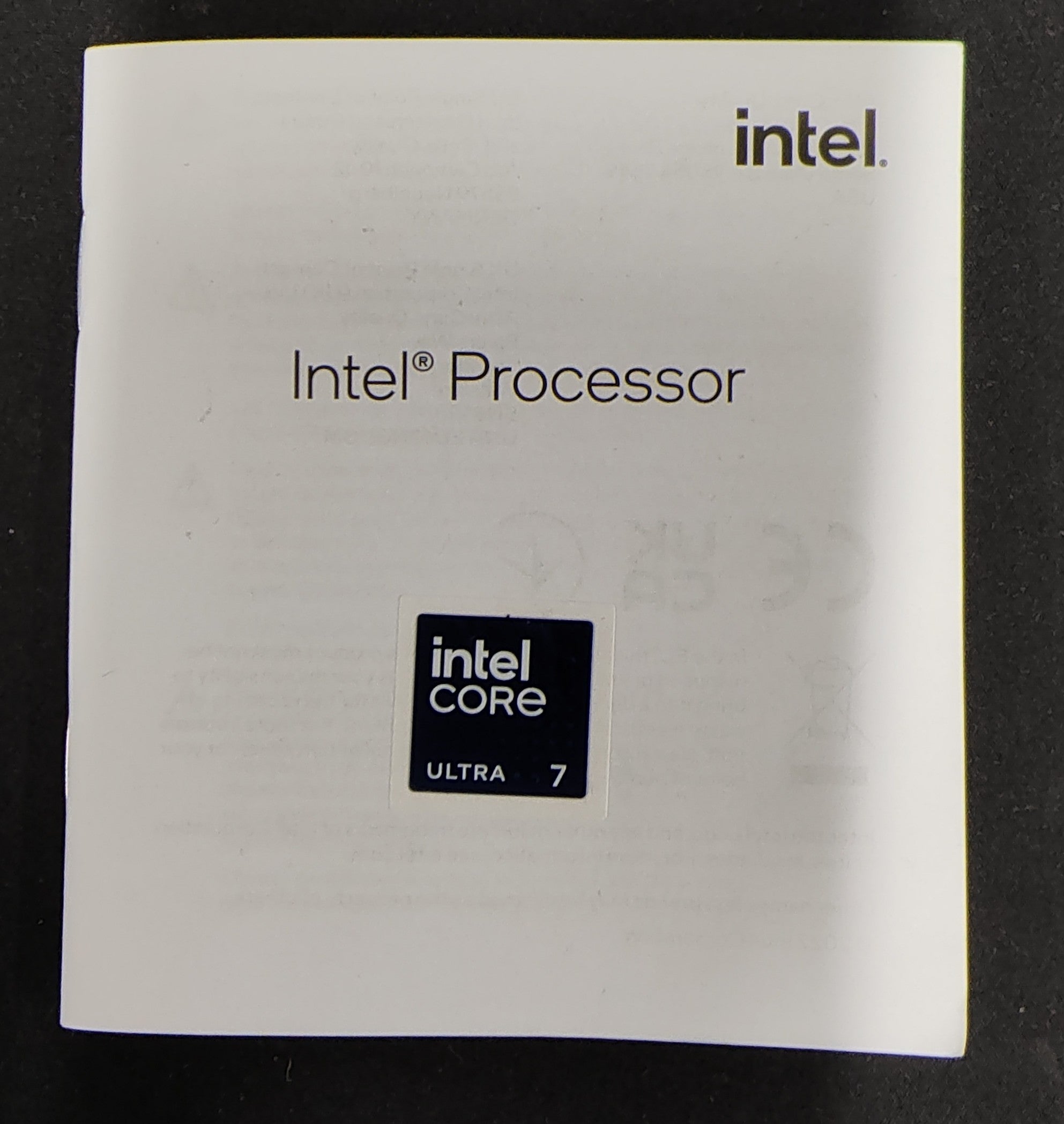 Intel Core Ultra 7 265K 20-Core 5.5GHz LGA1851 Processor BX80768265K – Untested INTEL