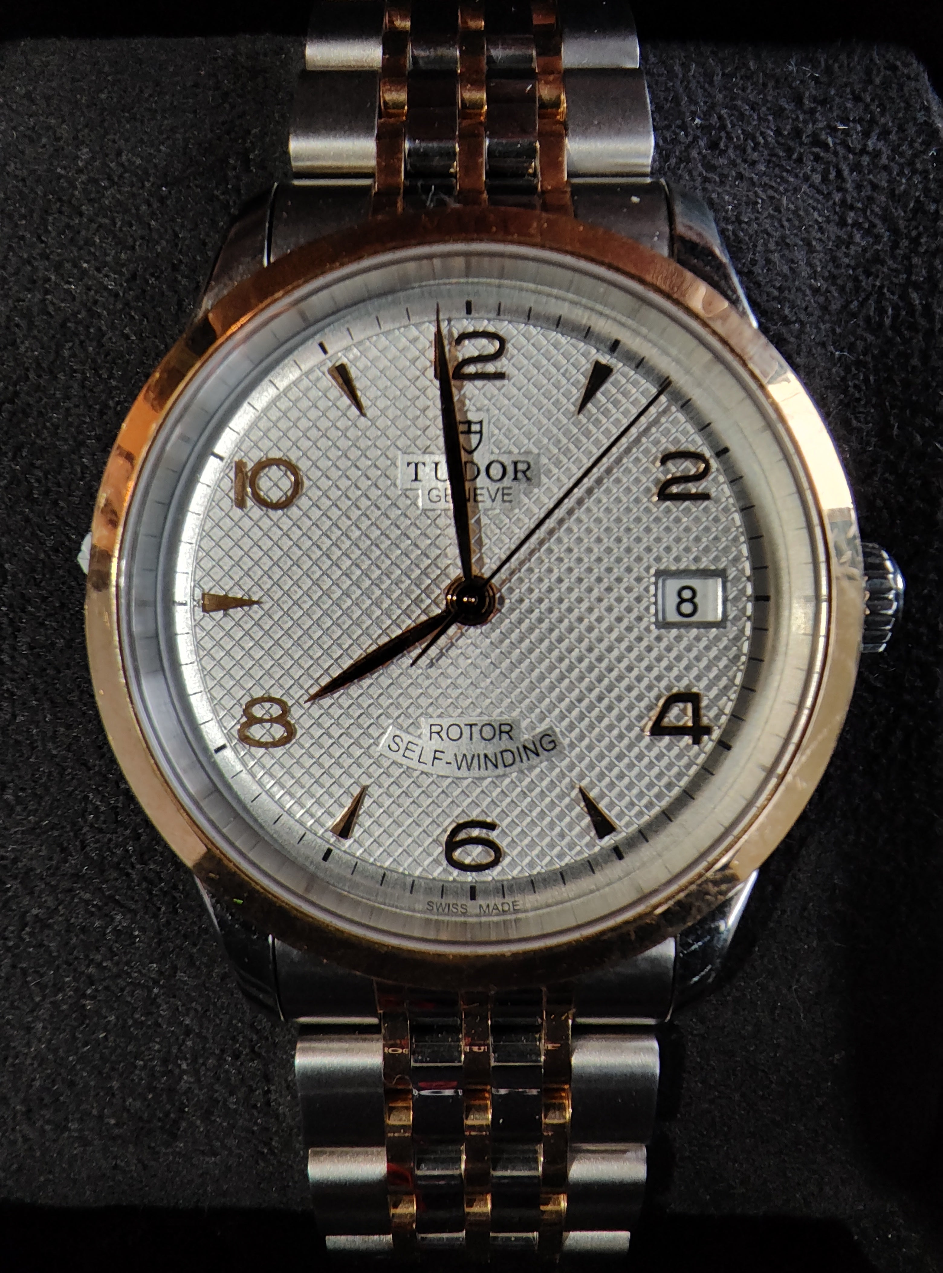 TUDOR 1926 M91451-0001 36mm Automatic Steel & Rose Gold Watch - Excellent Condition Tudor