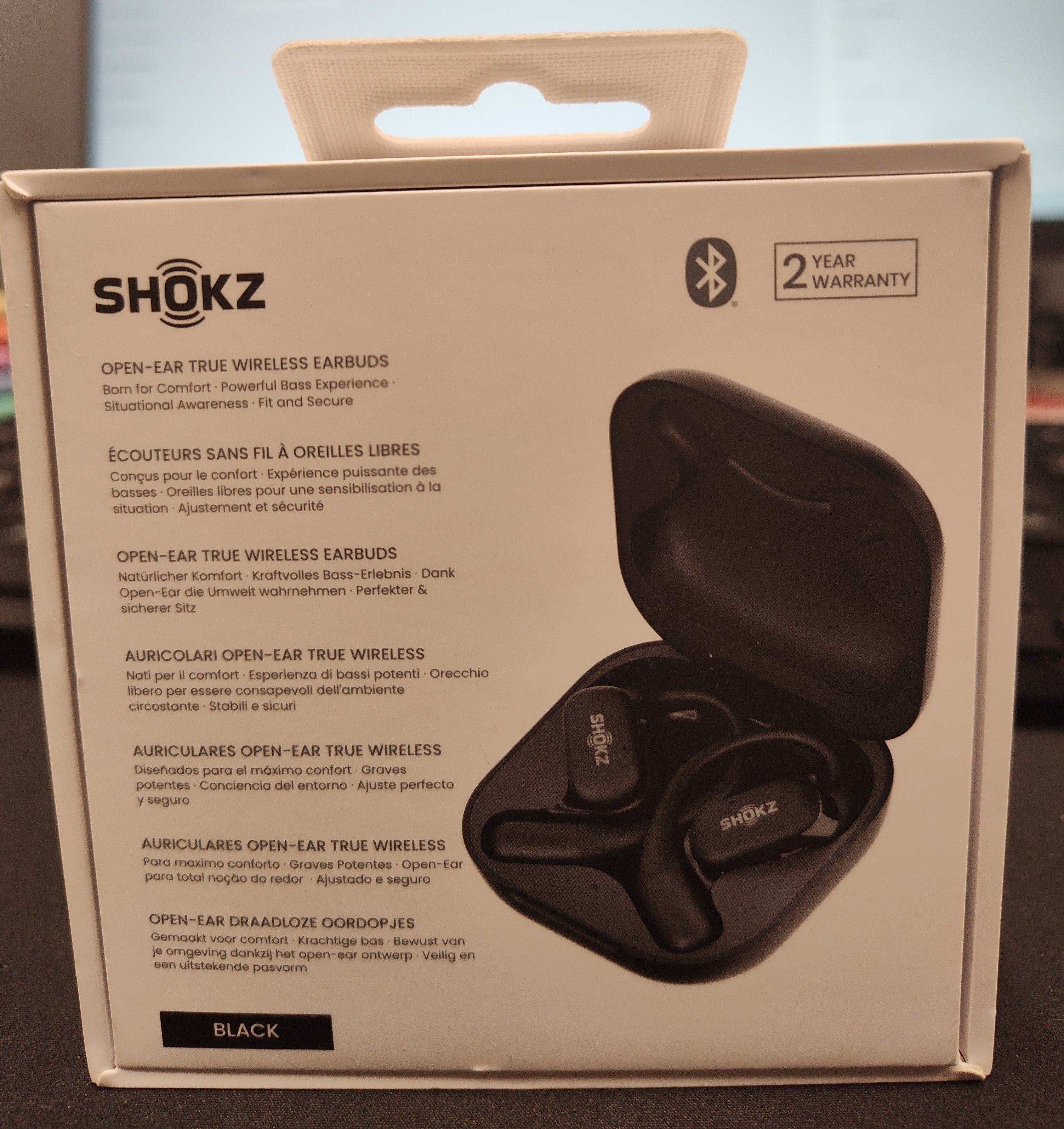 SHOKZ OpenFit True Wireless Earbuds Open-Ear Bluetooth Headphones – As New SHOKZ