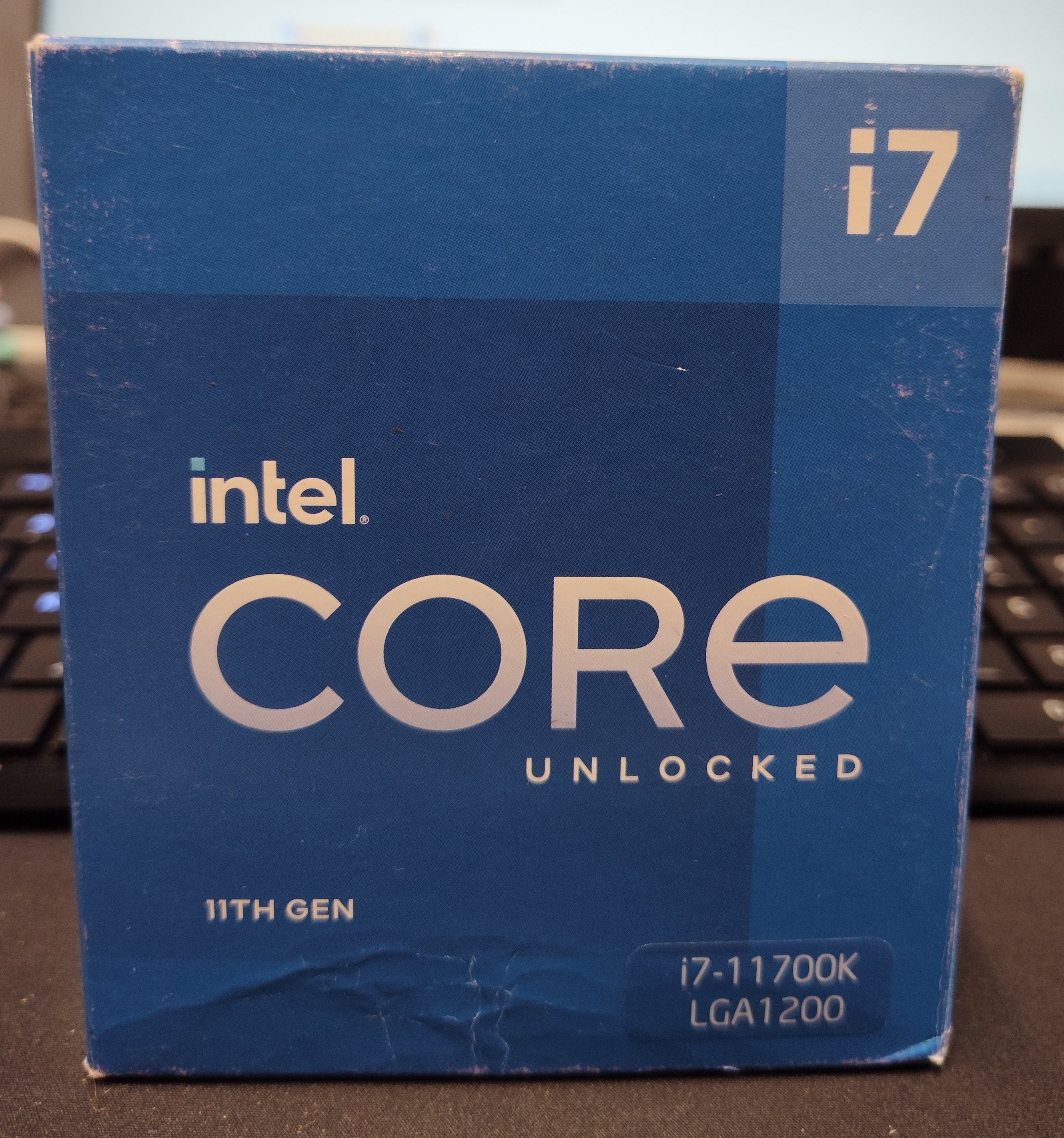 Intel Core i7-11700K 8-Core 16-Thread 5.0GHz LGA1200 Unlocked CPU – Excellent Condition Untested INTEL