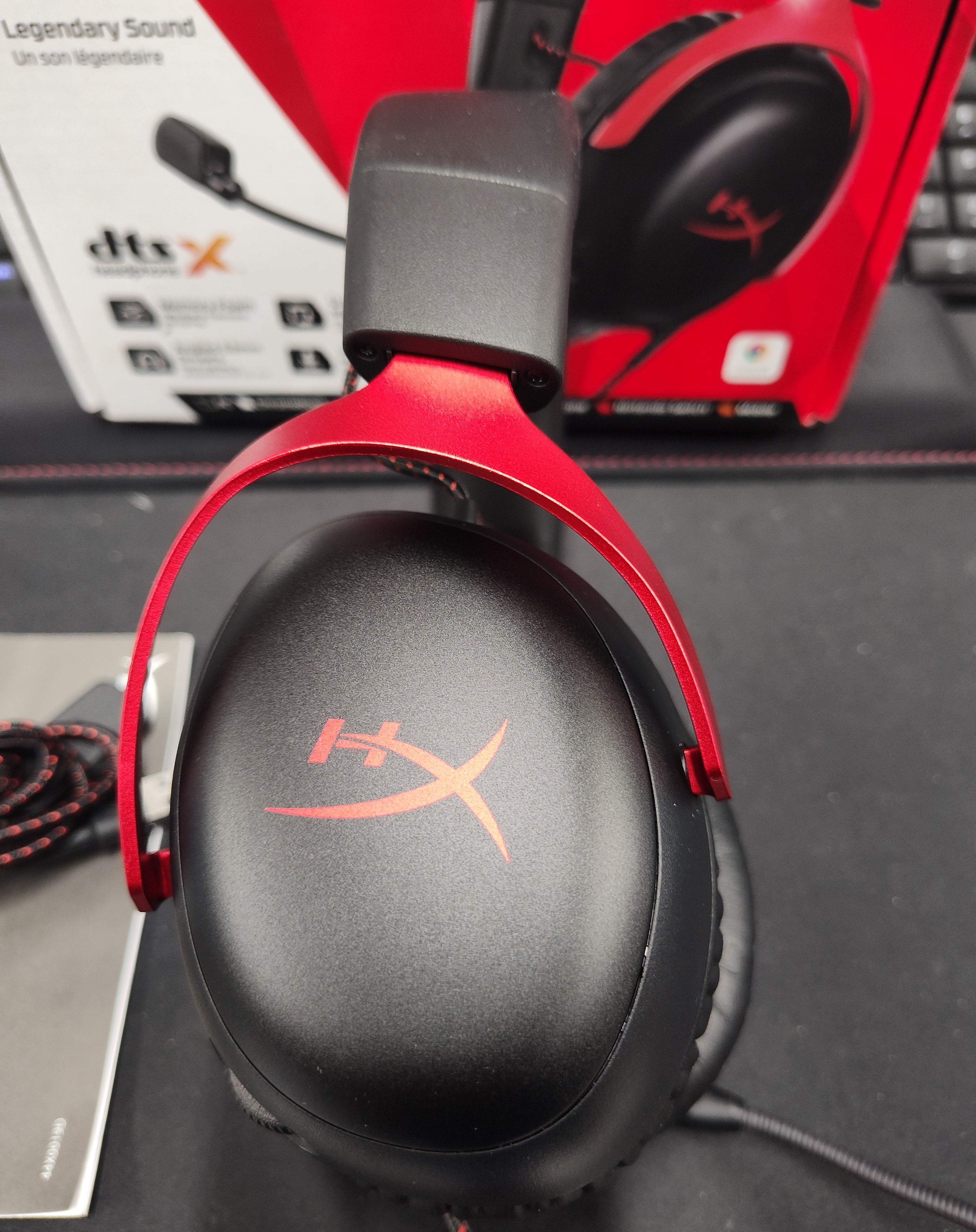 HyperX Cloud III Wired Gaming Headset DTS 53mm Drivers PC PS5 Xbox – As New HyperX