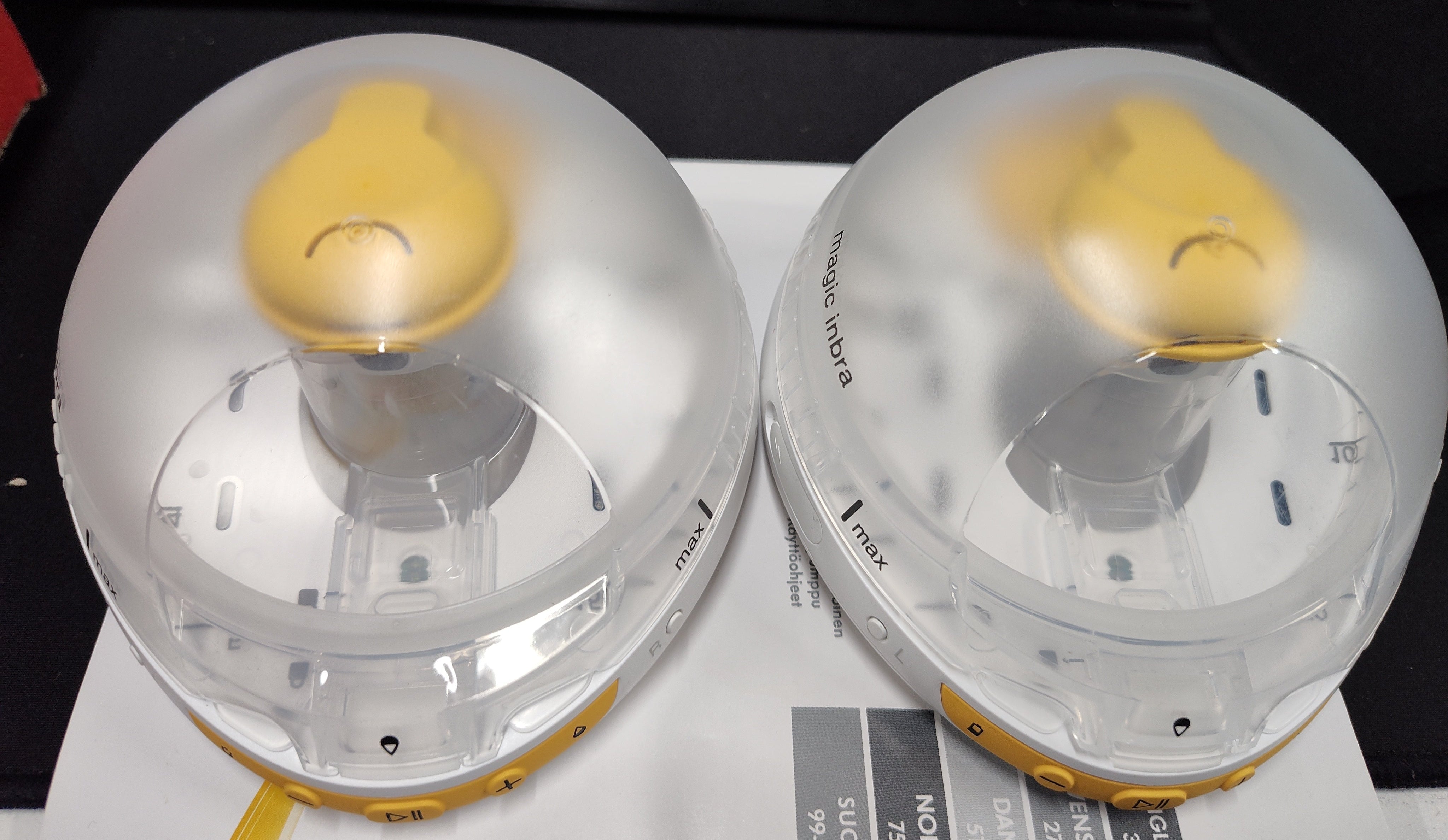Medela Magic InBra Hands-Free Double Breast Pump Wearable Smart App – Excellent Condition MEDELA