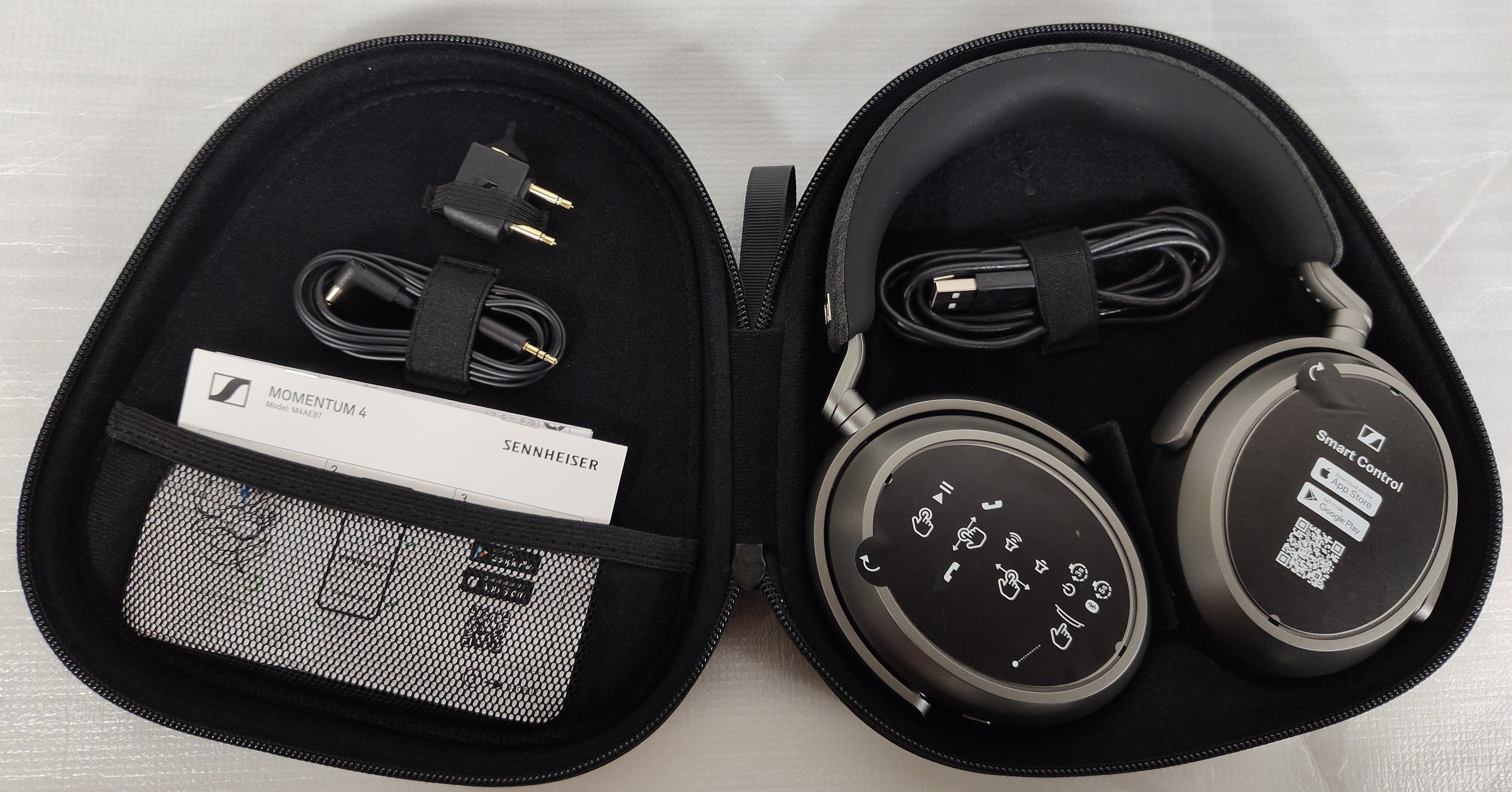 Sennheiser Momentum 4 Wireless Headphones Graphite ANC Bluetooth 60H Battery – As New SENNHEISER