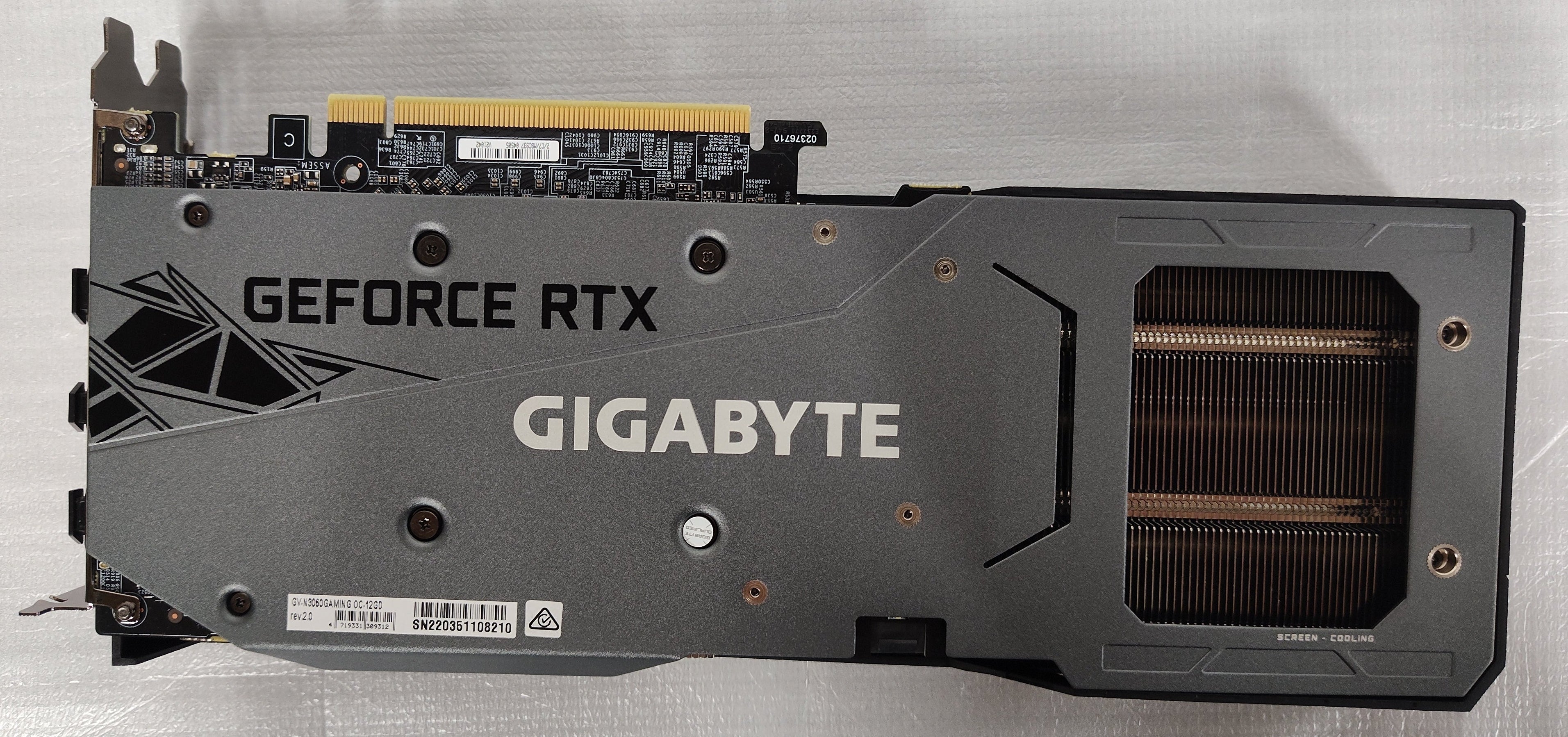 Gigabyte GeForce RTX 3060 Gaming OC V2 LHR 12GB GDDR6 Graphics Card – As New GIGABYTE