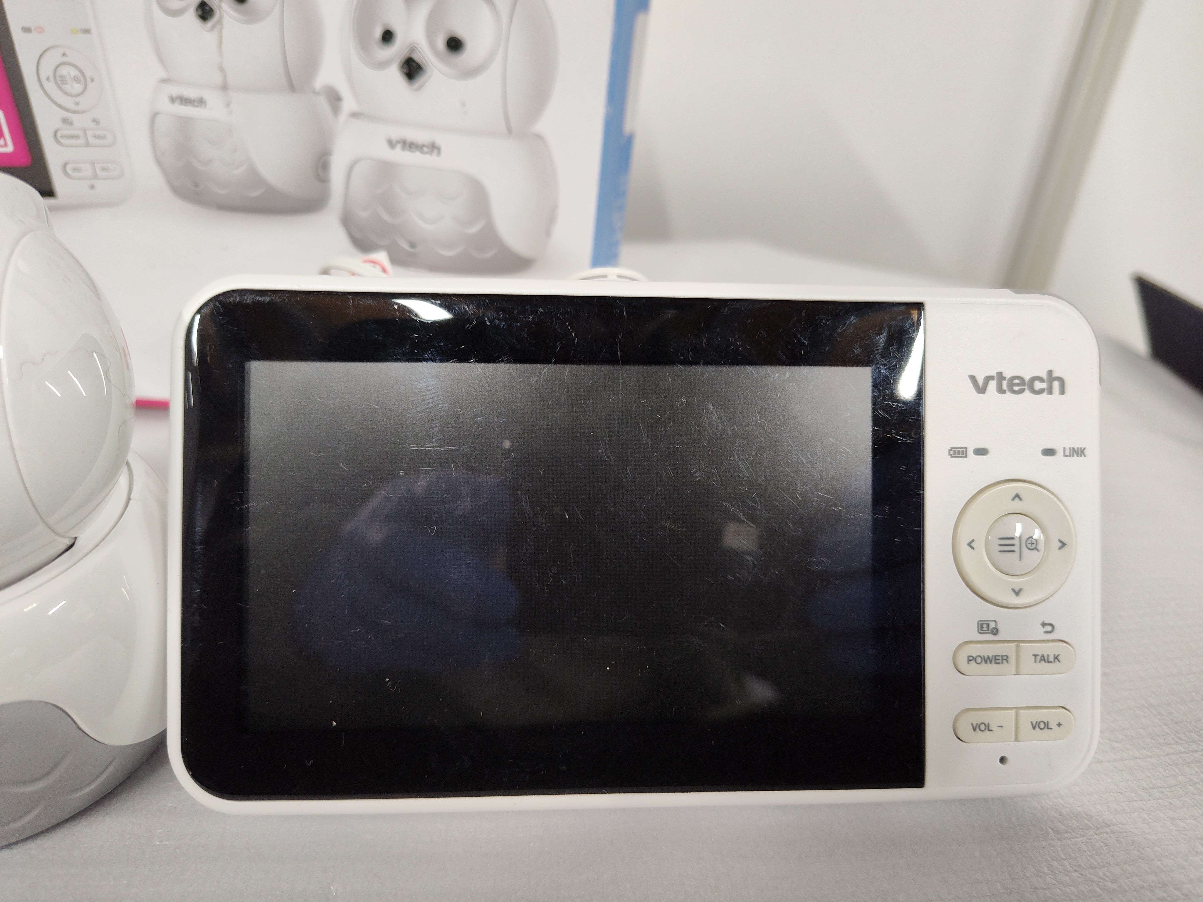 VTech BM5550-OWLN 5" Dual Camera Pan & Tilt Video Baby Monitor – Fair Condition VTECH
