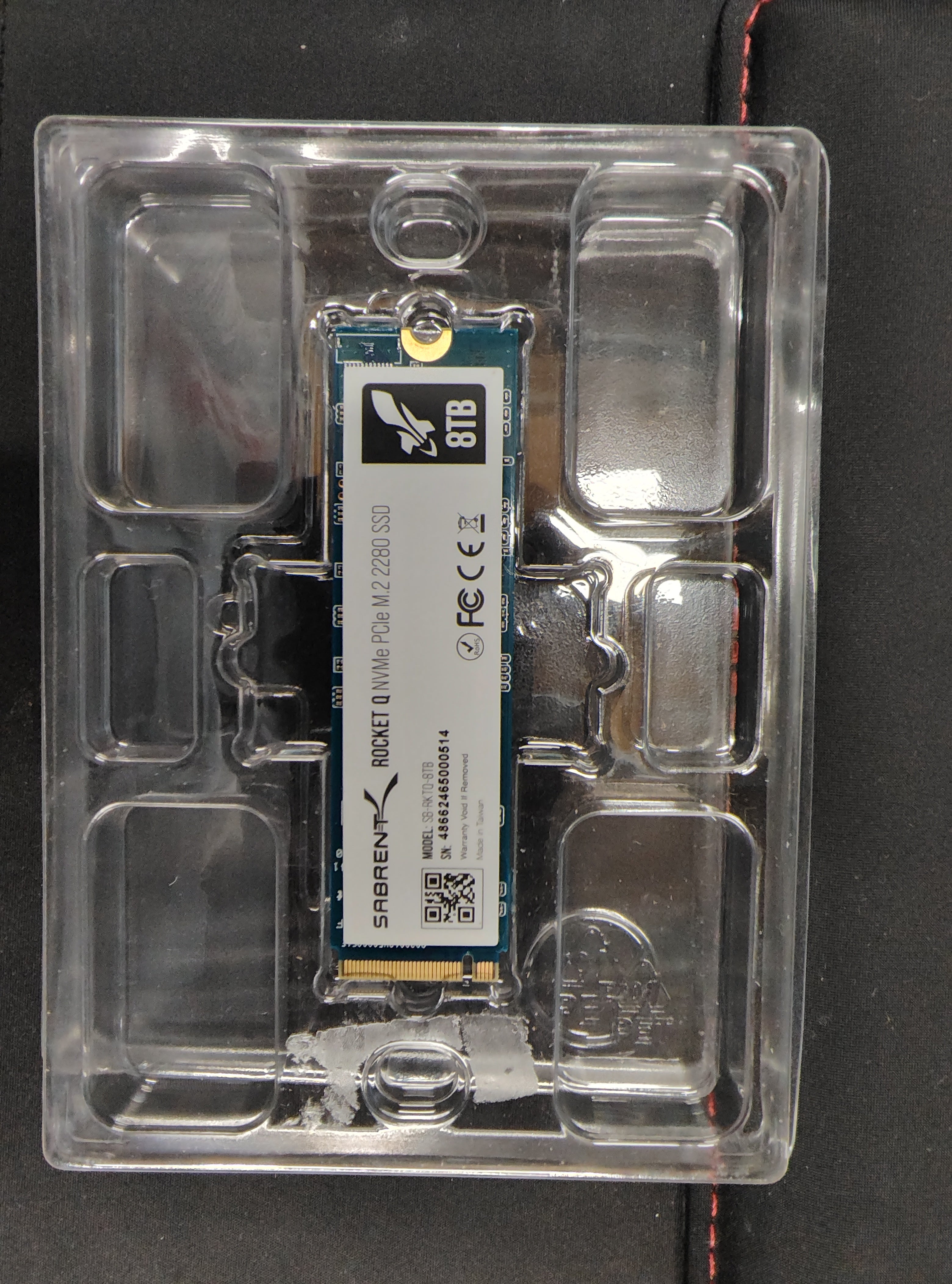 SABRENT Rocket Q 8TB NVMe PCIe M.2 2280 SSD SB-RKTQ-8TB – As New SABRENT