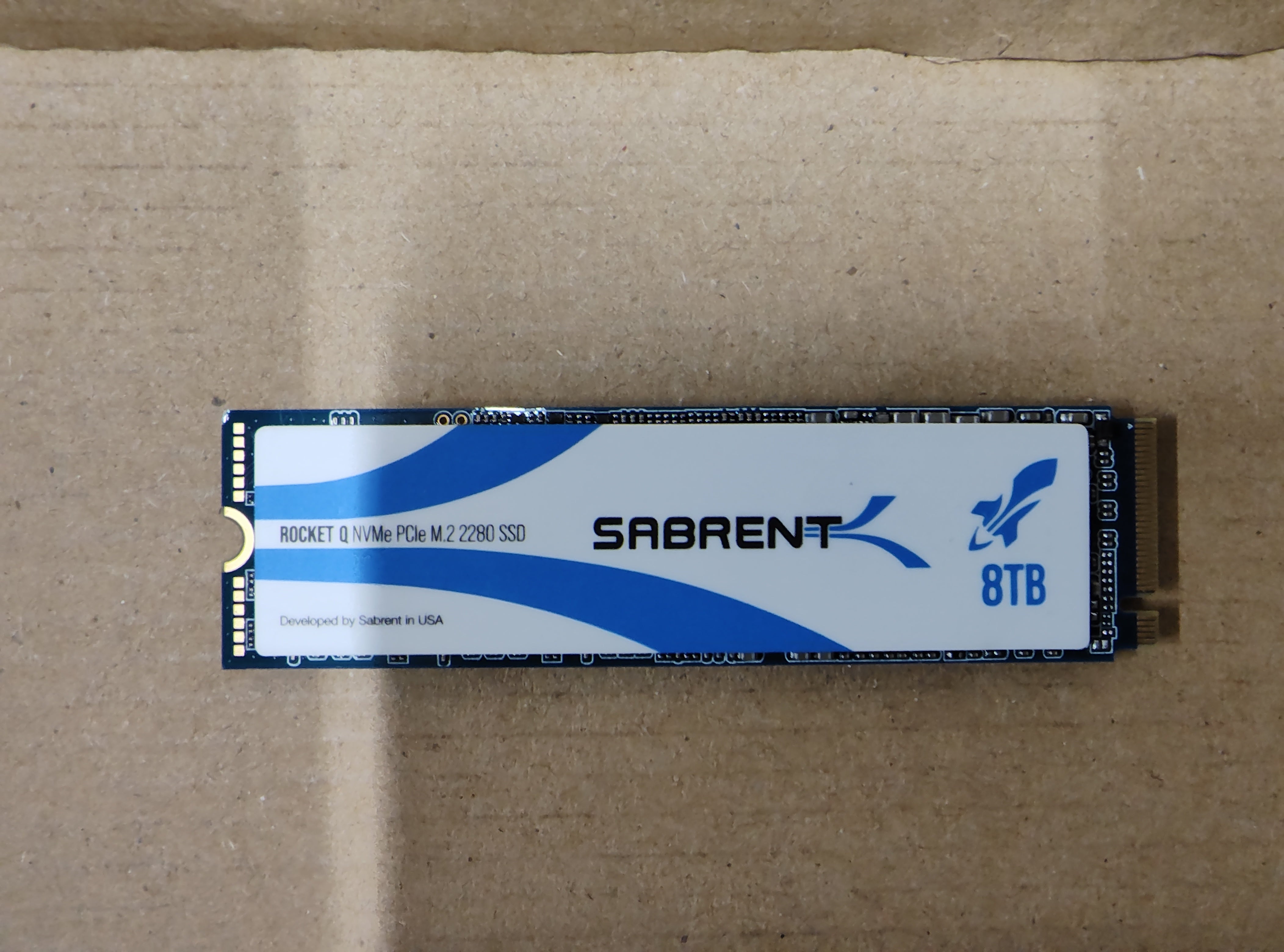 SABRENT Rocket Q 8TB NVMe PCIe M.2 2280 SSD SB-RKTQ-8TB – As New SABRENT