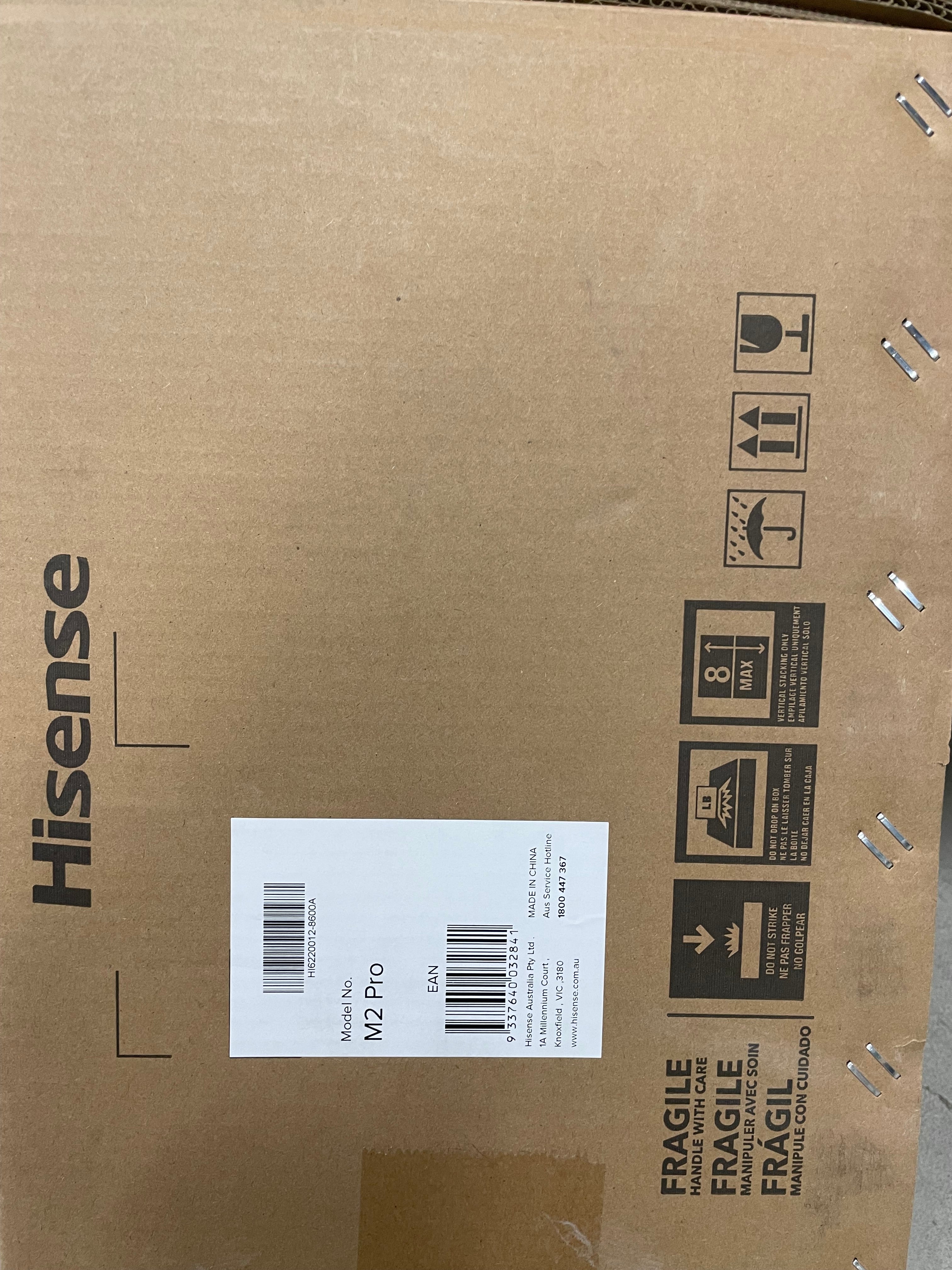 Hisense M2 PRO Tri-Chroma 4K Laser Projector Portable Smart Projector – As New Hisense