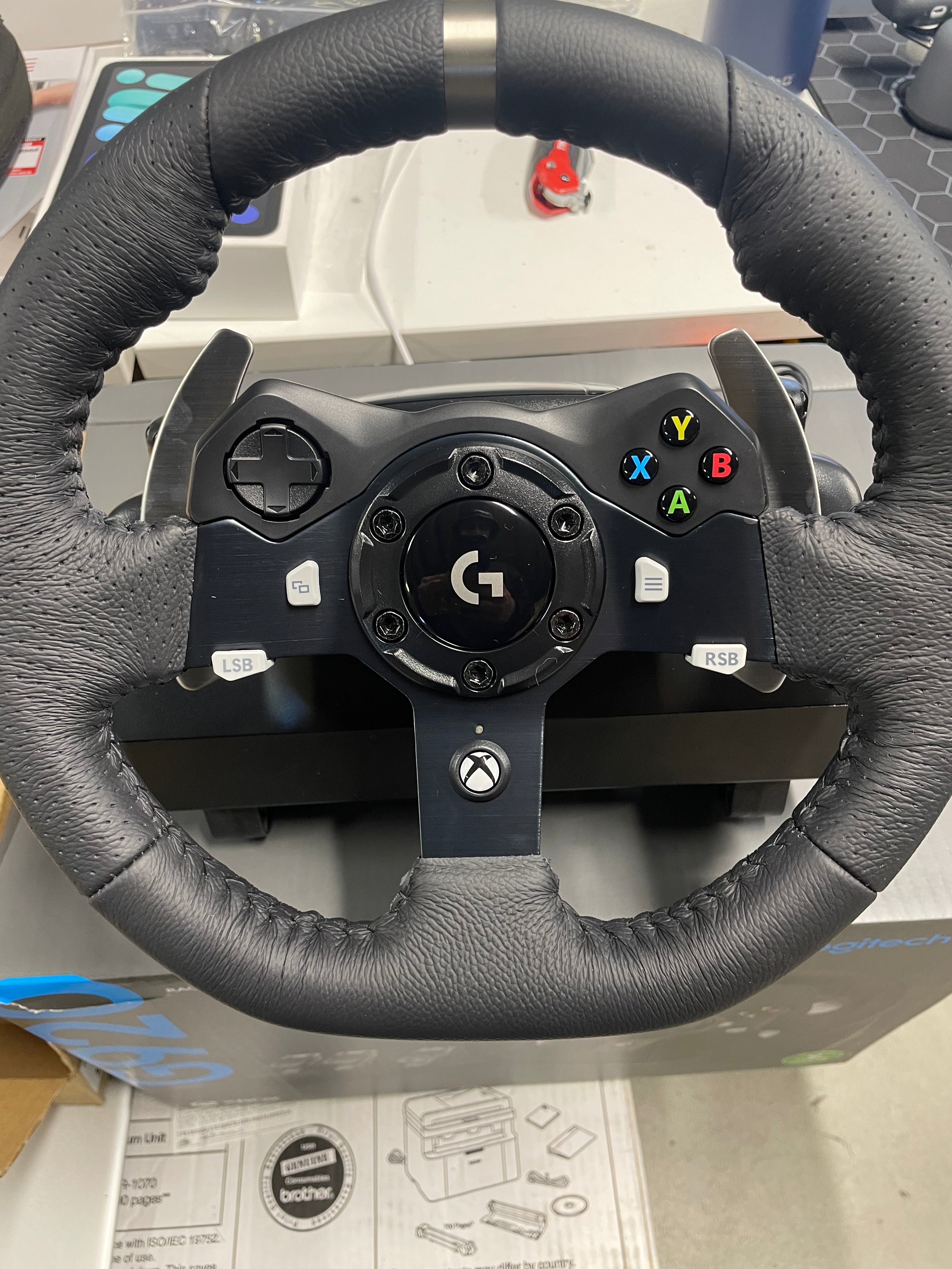 Logitech G920 Driving Force Racing Wheel & Pedals for Xbox Series X|S Xbox One PC – As New Logitech