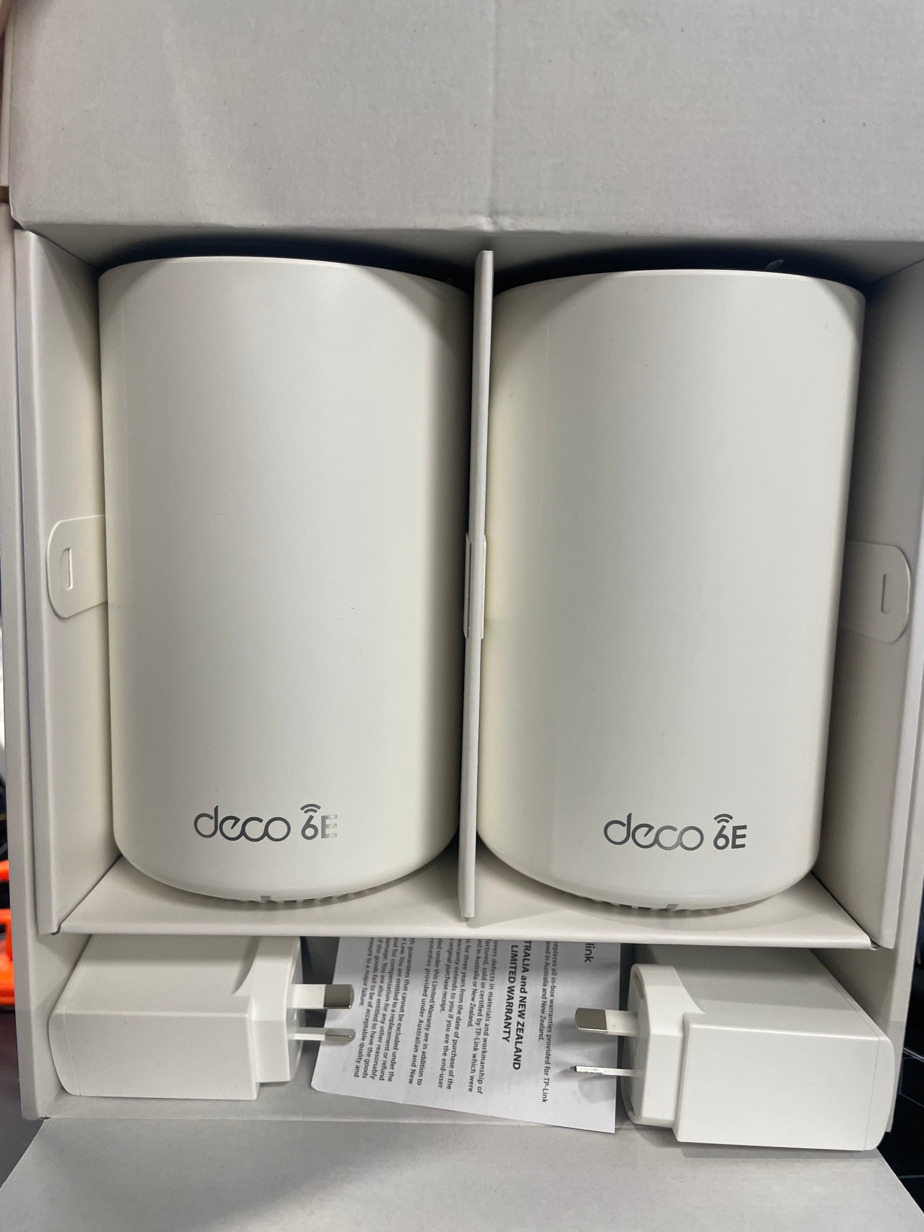 TP-Link Deco XE75 Pro AXE5400 Tri-Band WiFi 6E Mesh System 2-Pack – As New TP-LINK