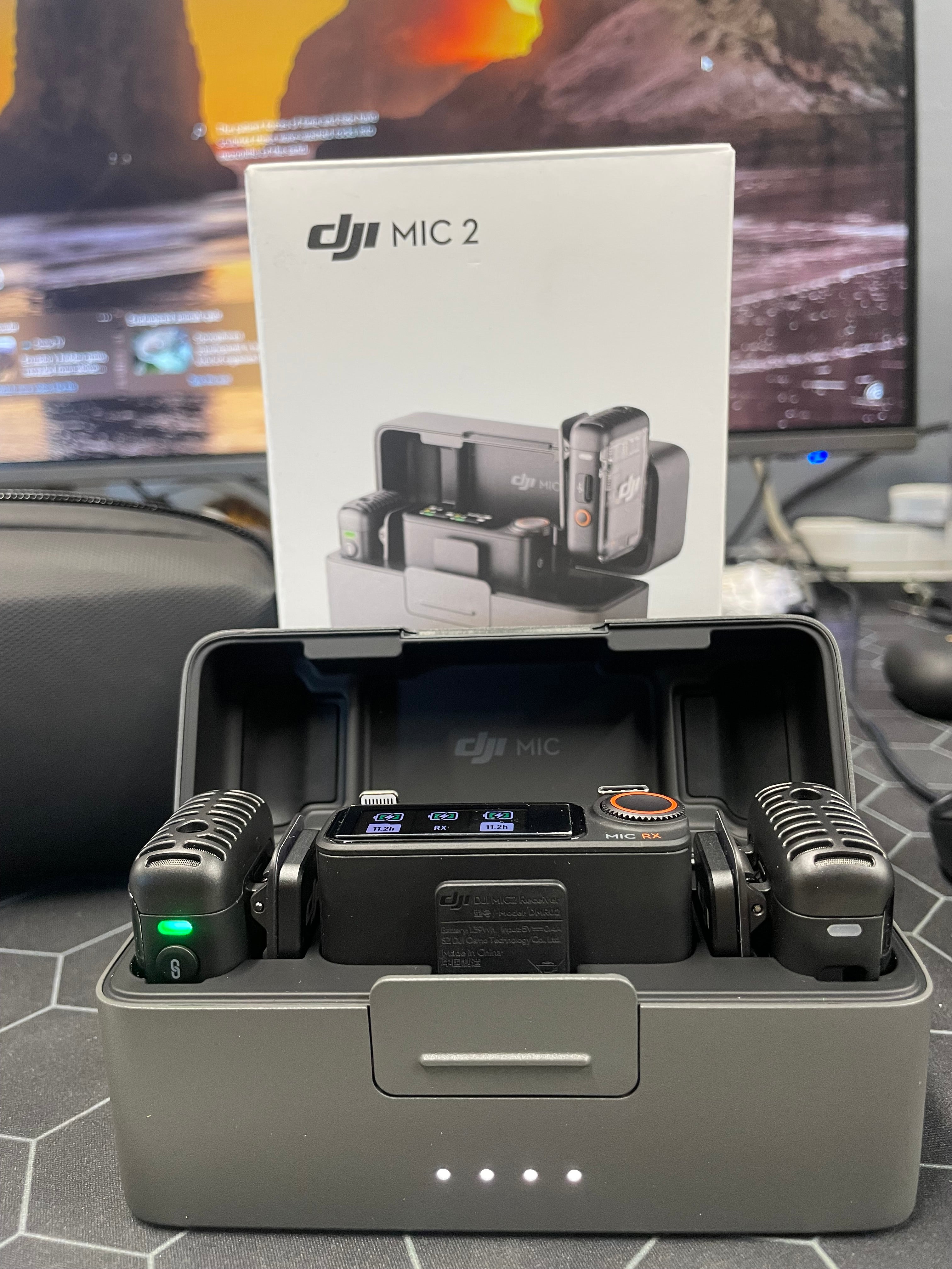 DJI Mic 2 Wireless Microphone System (2 TX + 1 RX + Charging Case) – As New DJI