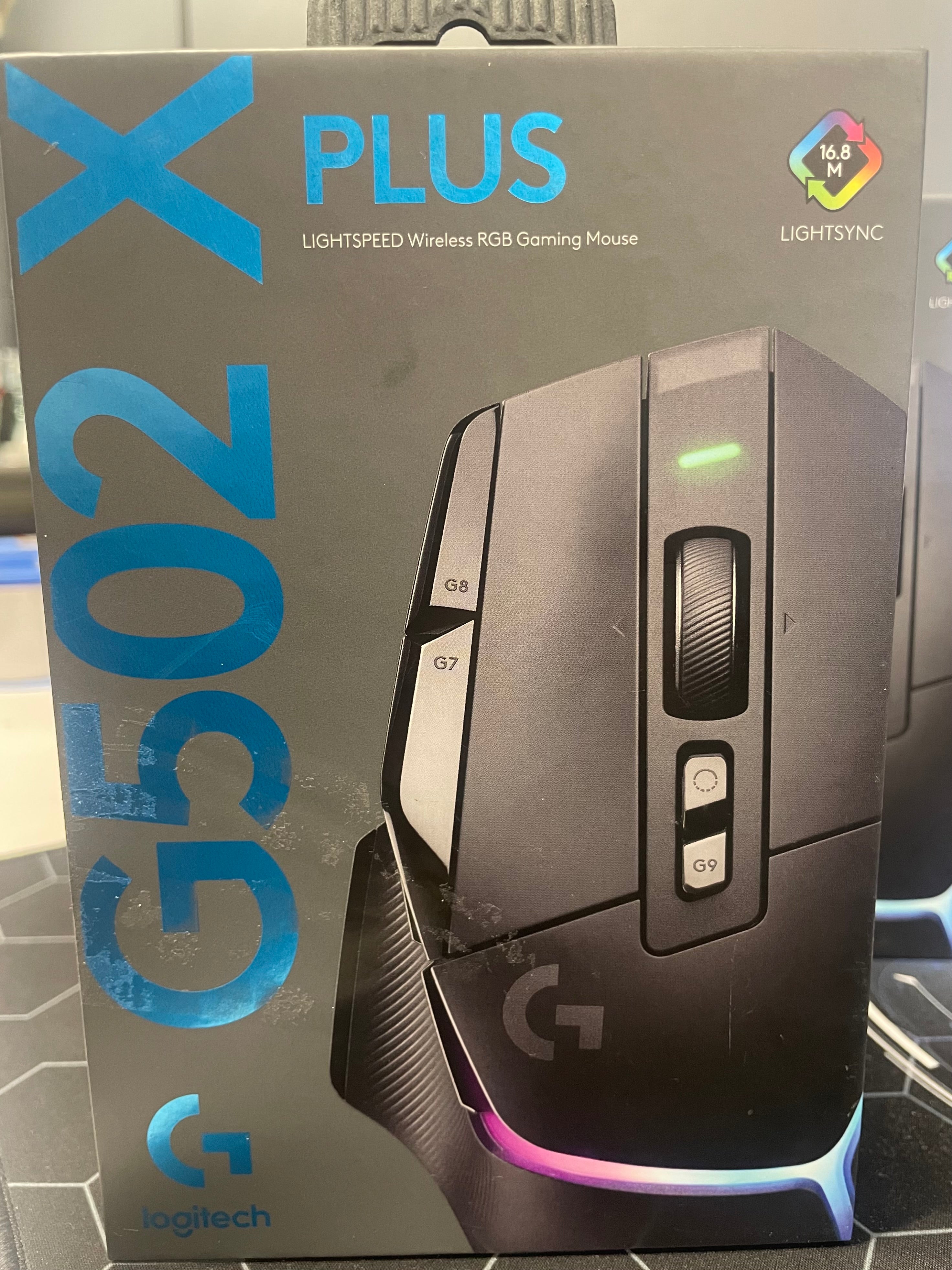 Logitech G502 X Plus Wireless RGB Gaming Mouse Black – As New