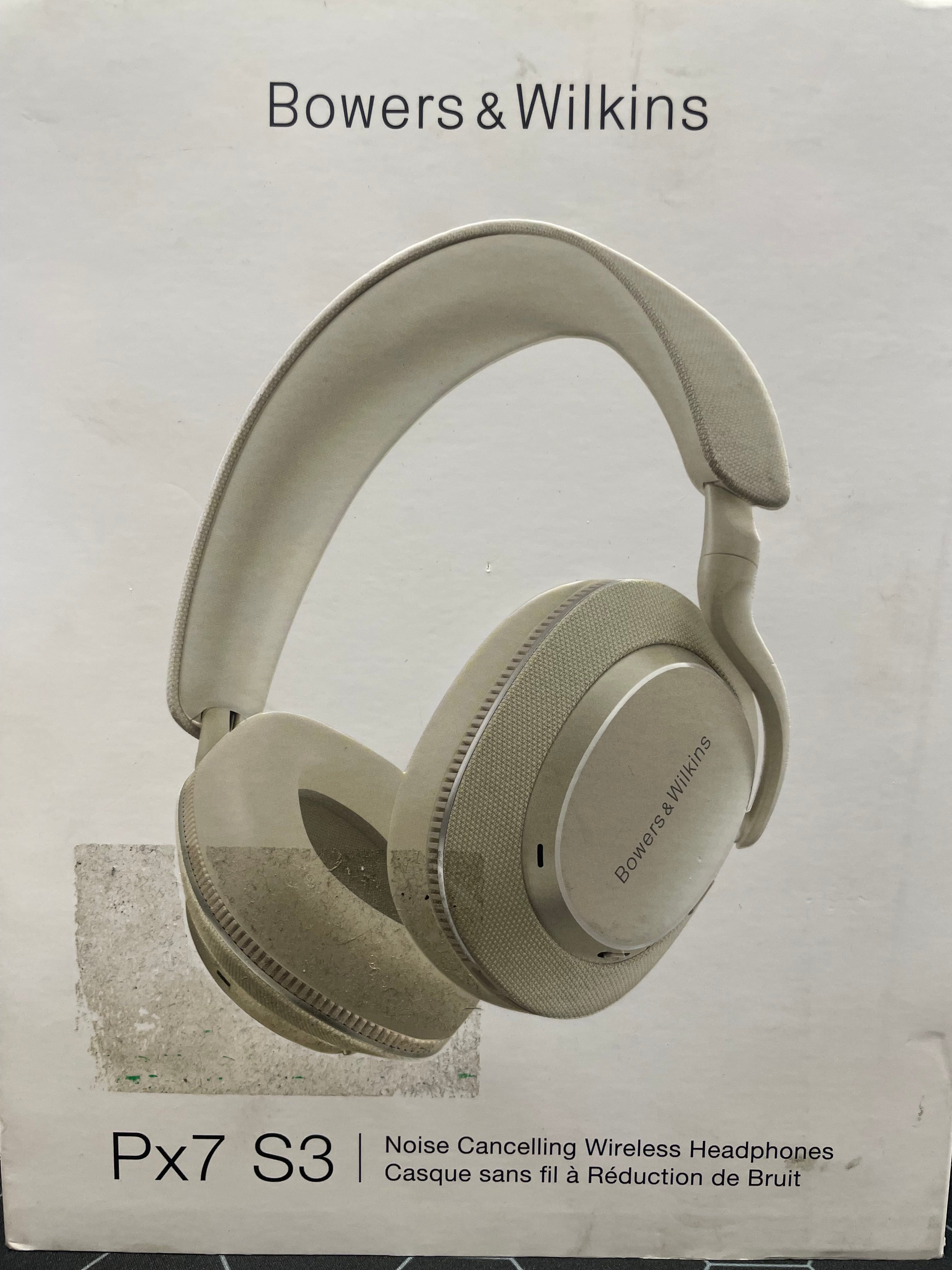 Bowers & Wilkins Px7 S3 Wireless Noise Cancelling Headphones Canvas White – Excellent Condition BOWERS&WILKINS