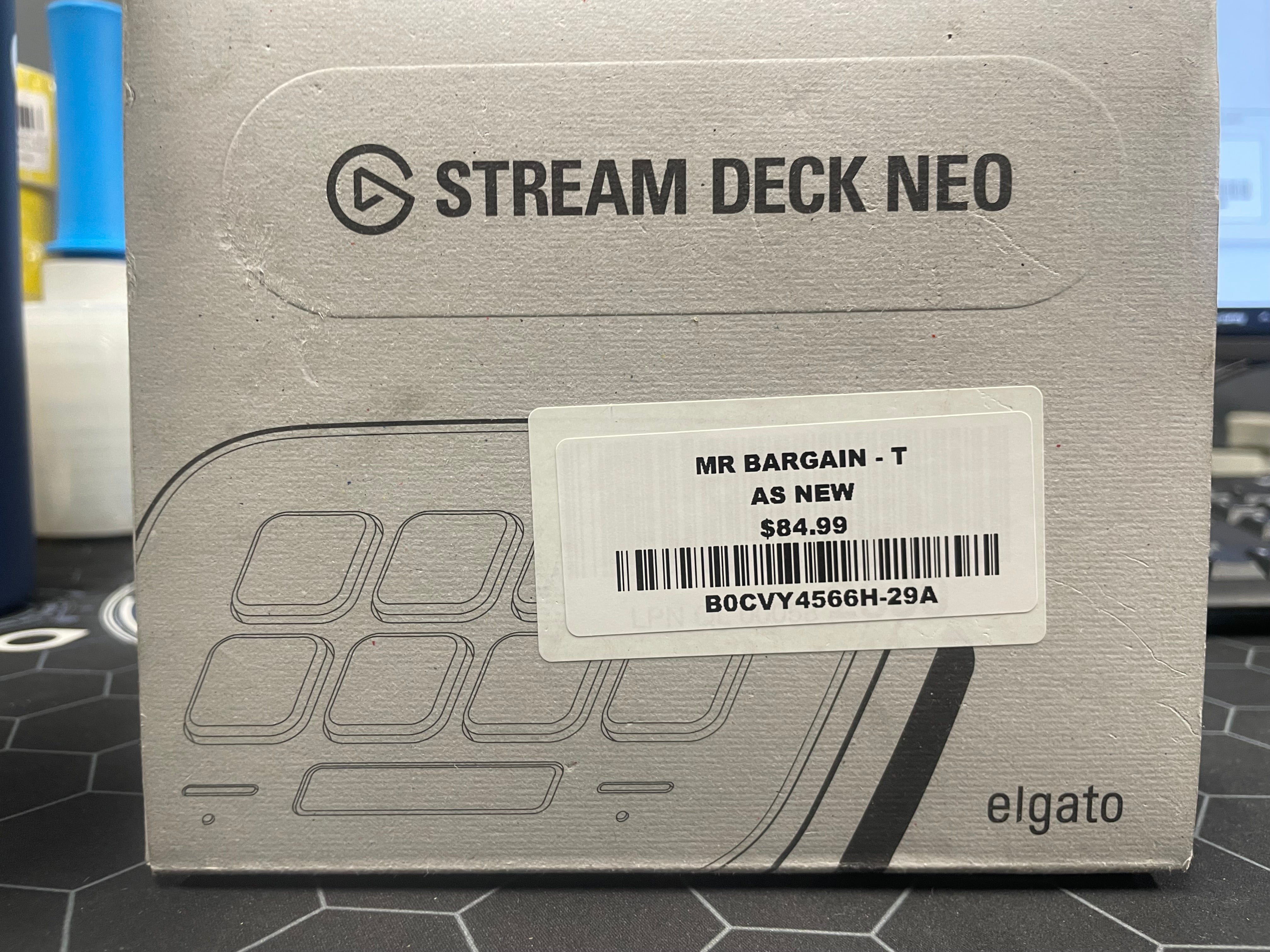 Elgato Stream Deck Neo 8-Key Customizable Control Pad for Mac & PC – As New Elgato