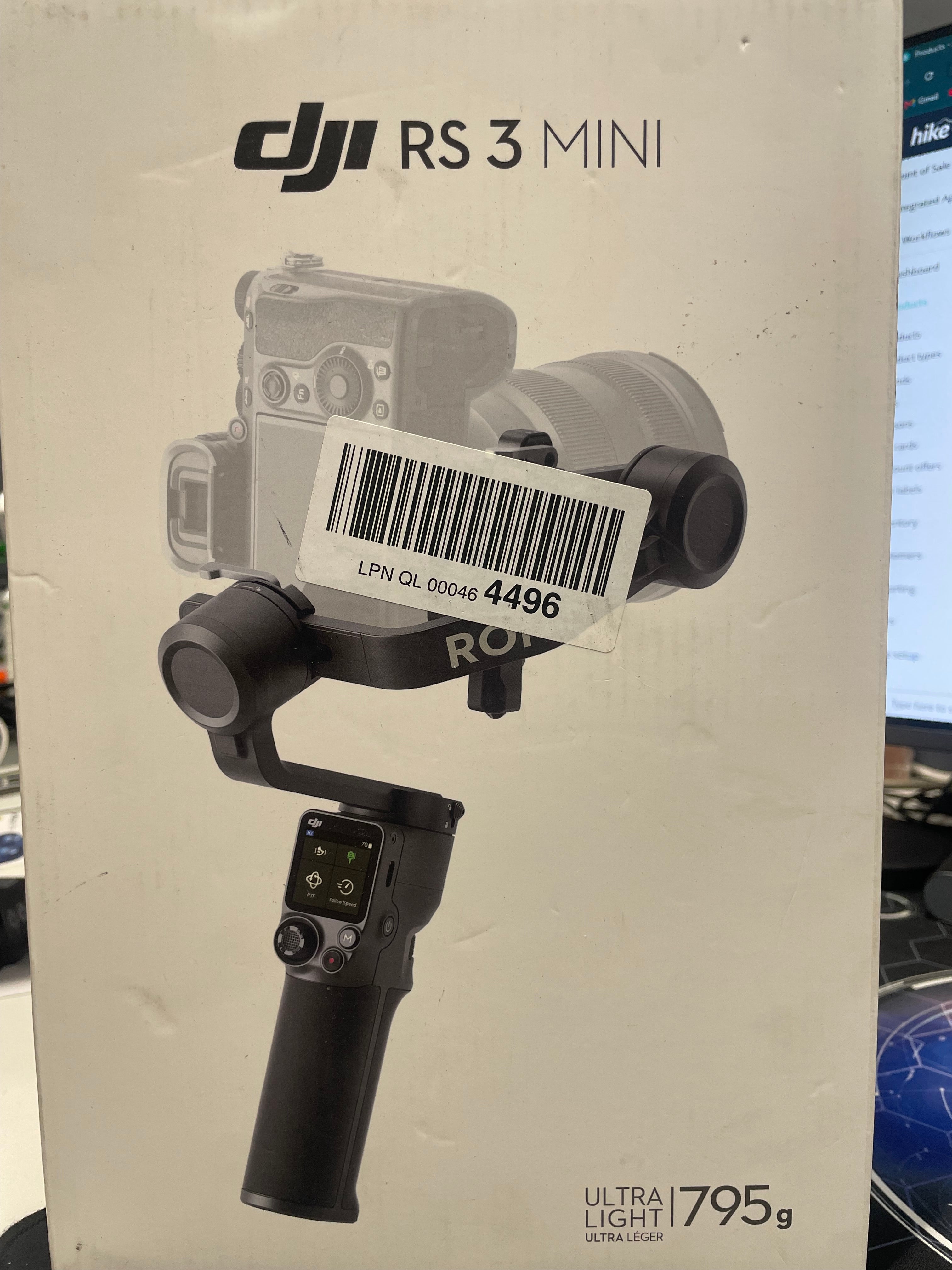 DJI RS 3 Mini 3-Axis Mirrorless Camera Gimbal Stabilizer – As New DJI