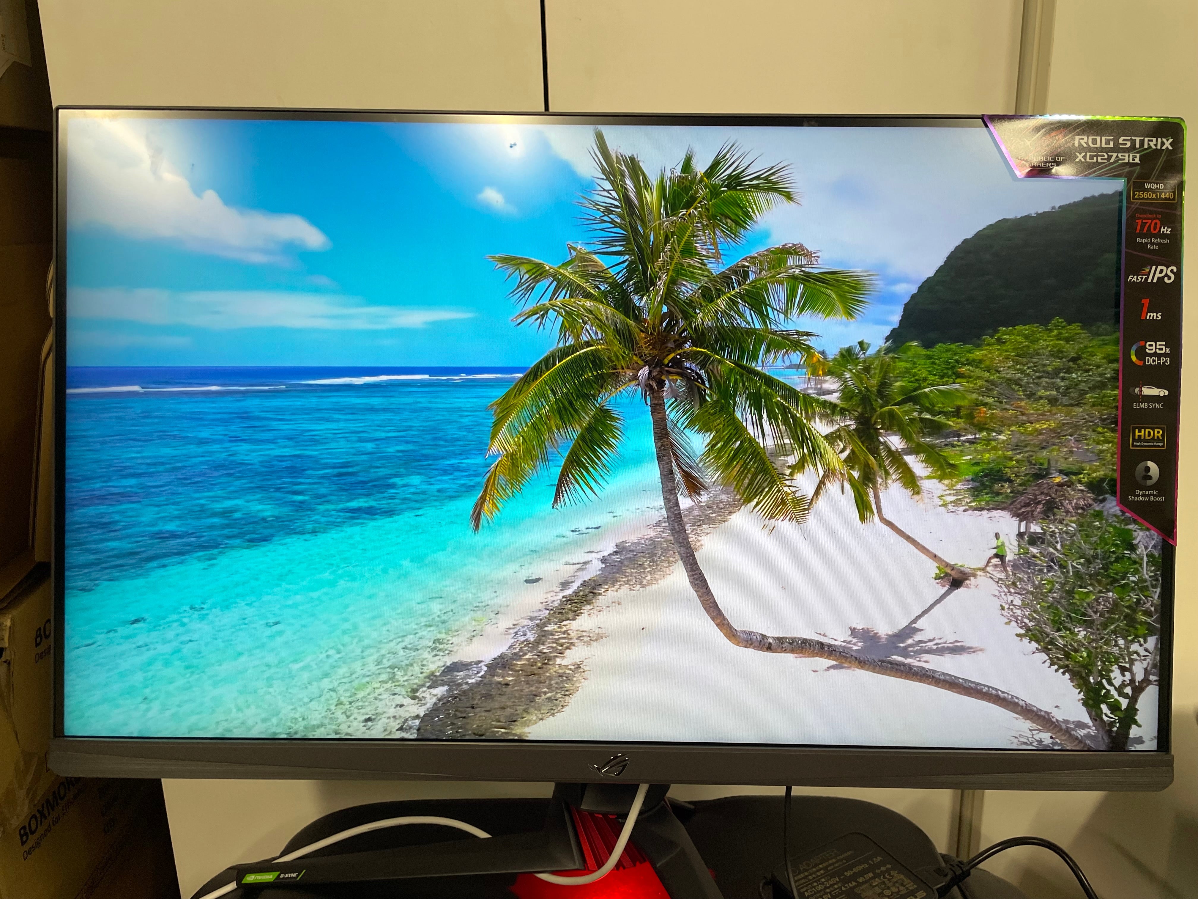 ASUS ROG Strix XG279Q 27" HDR Gaming Monitor 170Hz IPS – As New ASUS
