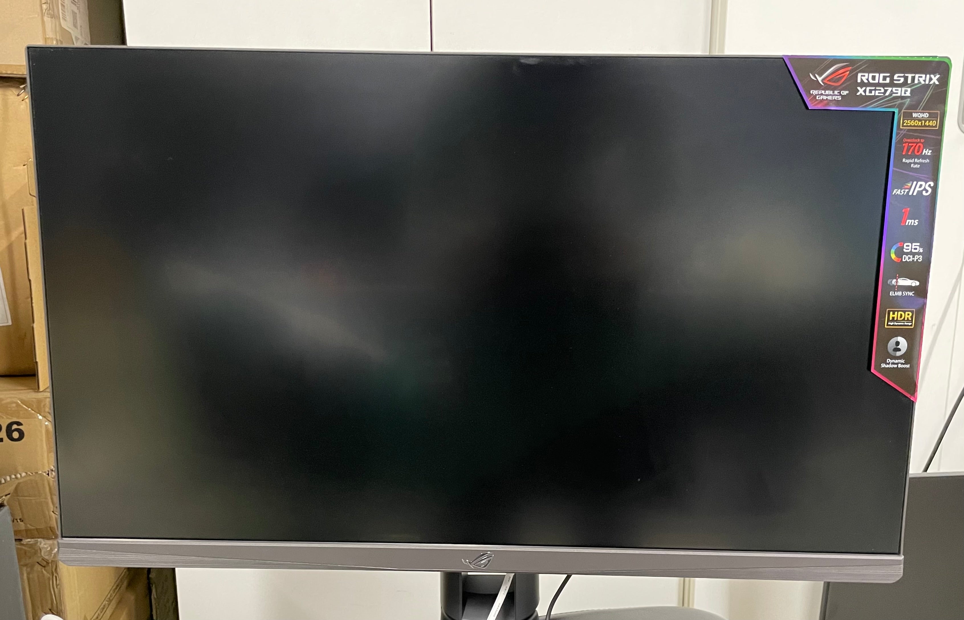 ASUS ROG Strix XG279Q 27" HDR Gaming Monitor 170Hz IPS – As New ASUS