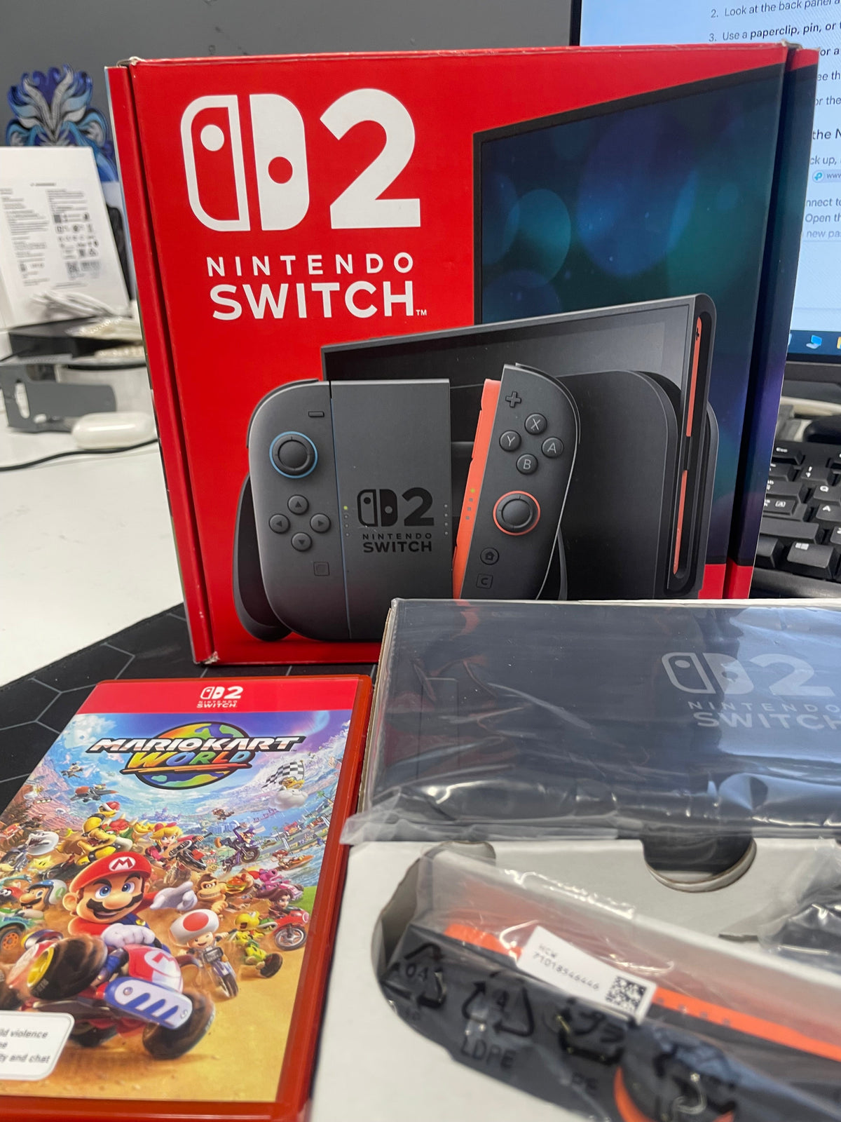 Nintendo Switch 2 Mario Kart World Bundle Console – Excellent Condition Nintendo Switch 2