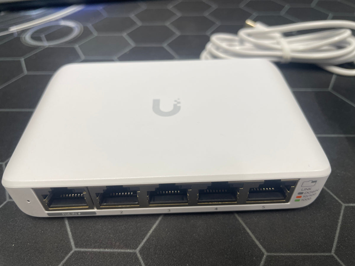Ubiquiti UniFi Switch Flex Mini 5-Port Gigabit Switch - As New - Refurbished Unifi