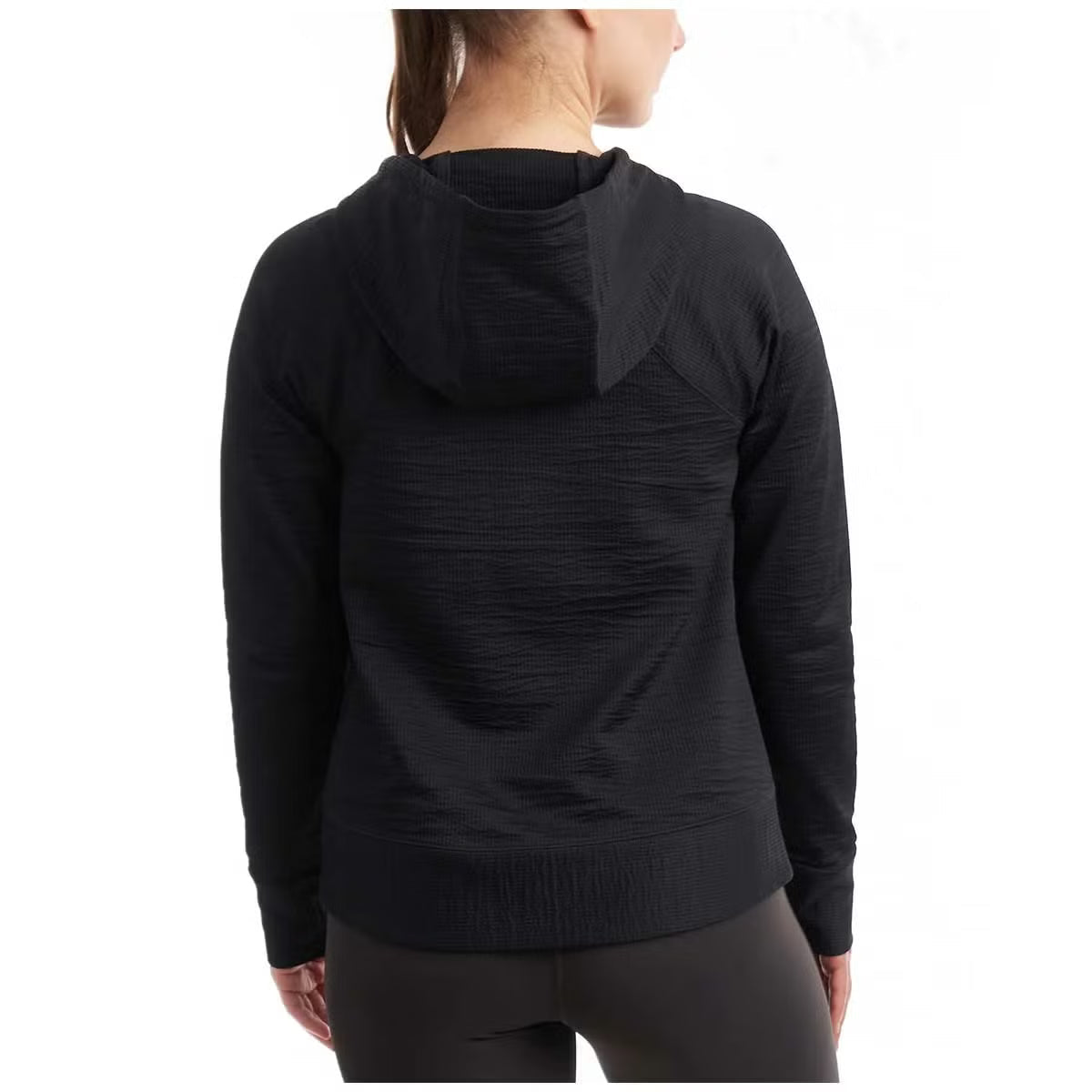 Kirkland Signature Women's Ottoman Active Full Zip Jacket-Black Kirkland