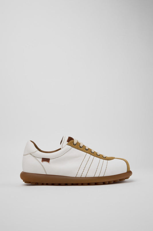 Camper Men's Pelotas Ariel Leather Sneakers, White, EU 41 CAMPER