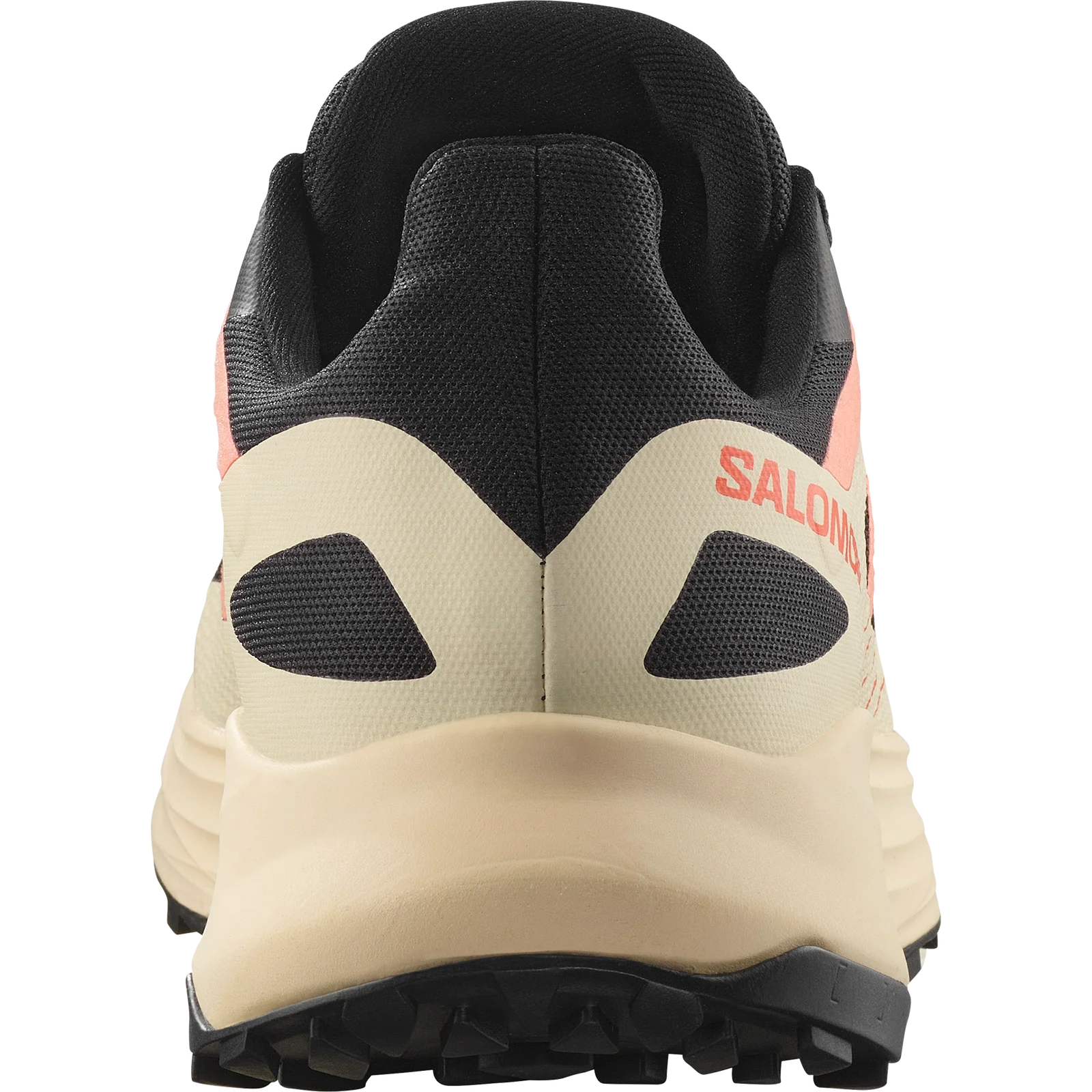 Salomon Women's Ultra Flow Trail Running and Hiking Shoe, Black/Tender/Fuco, 6 US/ EU 37.3 Salomon