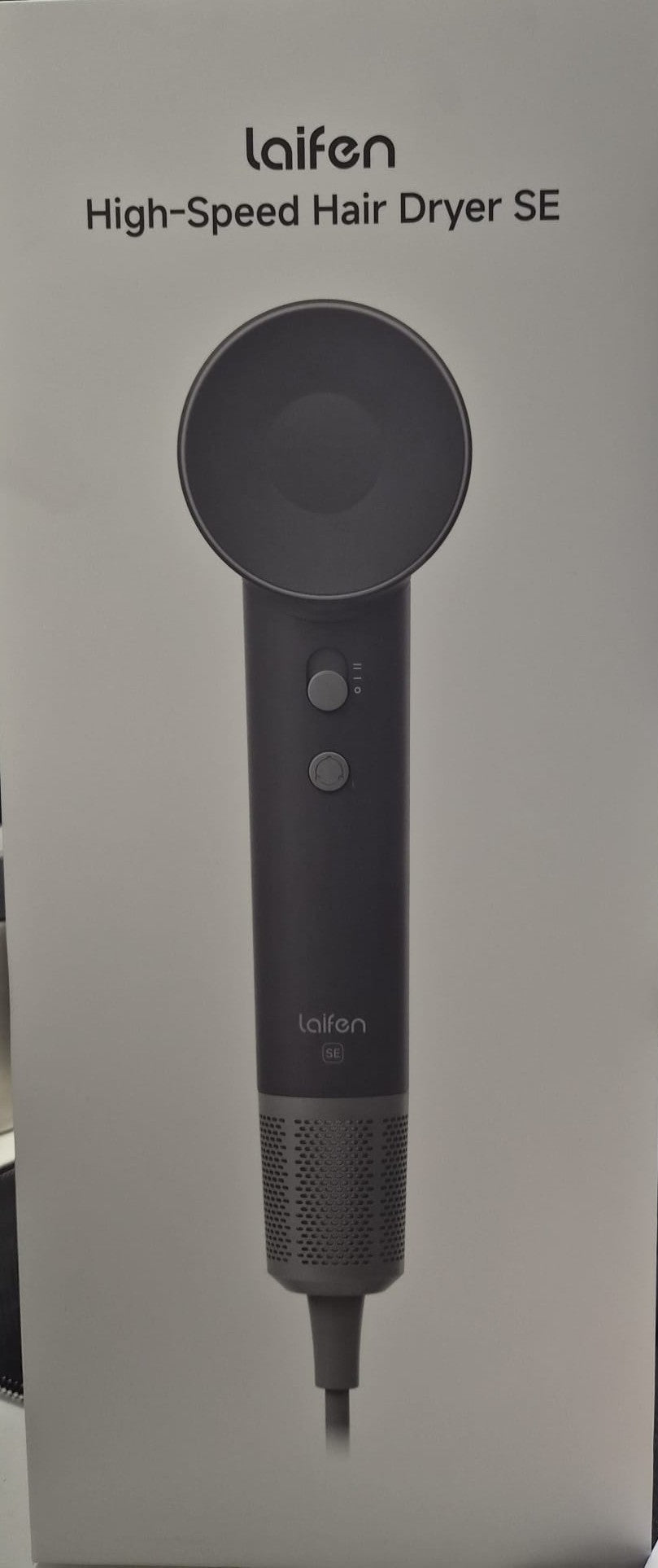 Laifen SE High-Speed Hair Dryer - Black  (2 Nozzles) -As New Condition Laifen