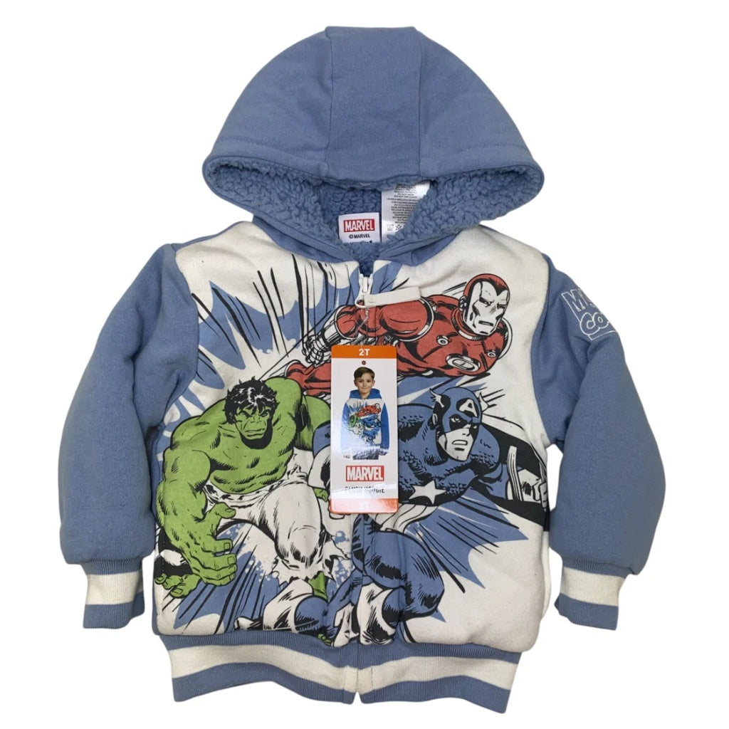 Marvel Kids Plush Hoodie Mr Bargain