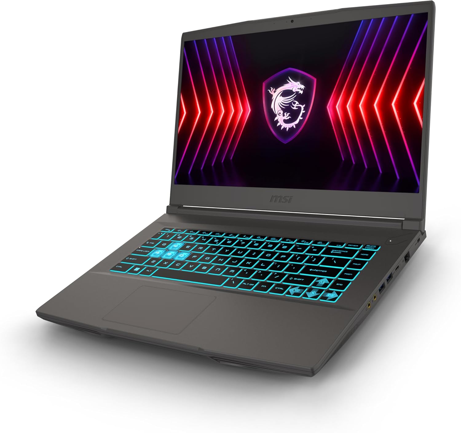 MSI Thin 15 B13UC-2443AU, 15" FHD 144Hz Gaming Laptop, Intel i5-13420H, 16GB DDR4, 512GB SSD, NVIDIA GeForce RTX 3050, Windows 11 Home, Cosmos Gray-As New Condition MSI
