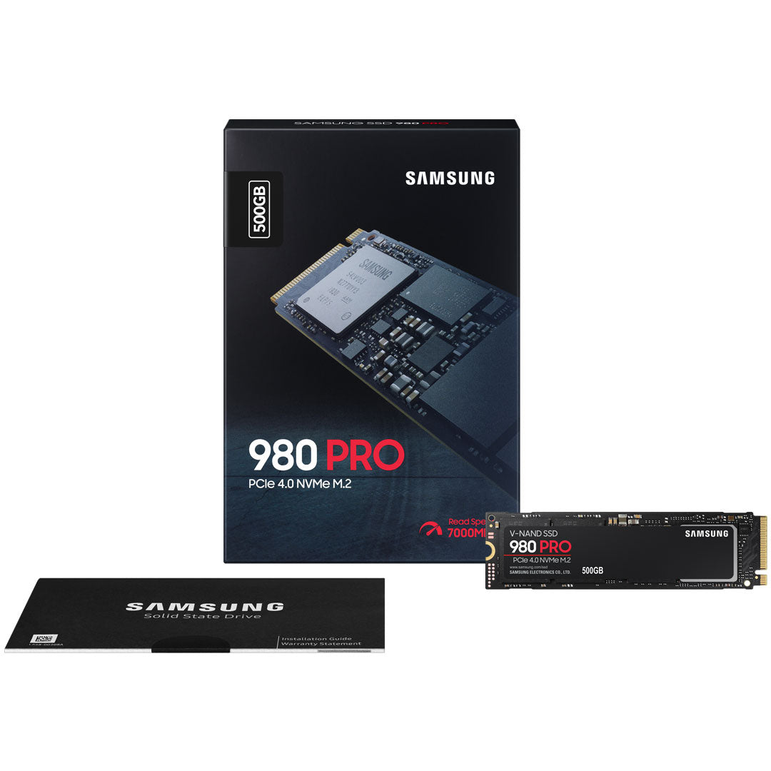 Samsung 980 PRO 500GB PCIe 4.0 NVMe M.2 SSD MZ-V8P500BW – As New Condition Samsung
