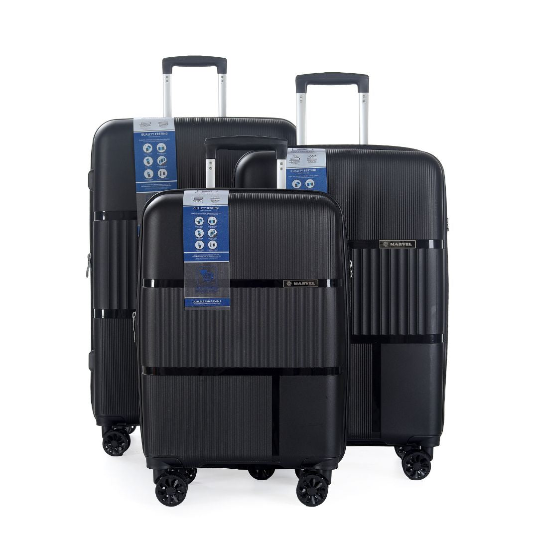 Marvel 807 Suitcase Set Black | Mr Bargain | Perth, Australia