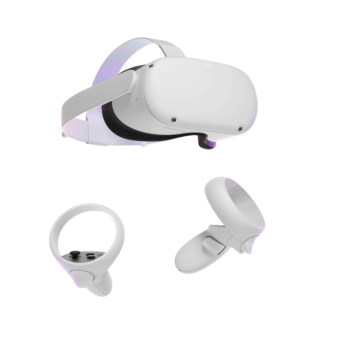  Meta Quest 2 128GB - Refurbished VR headset, featuring a sleek design and advanced technology. Ideal for virtual reality experiences in Perth, Australia.