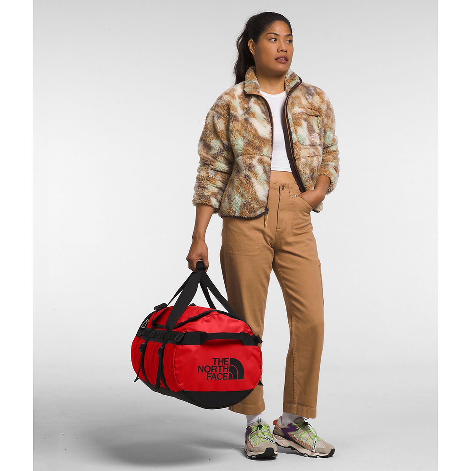 The North Face Unisex Adult's Base Camp Duffel Bag - Medium, TNF Red/TNF Black, Medium The North Face