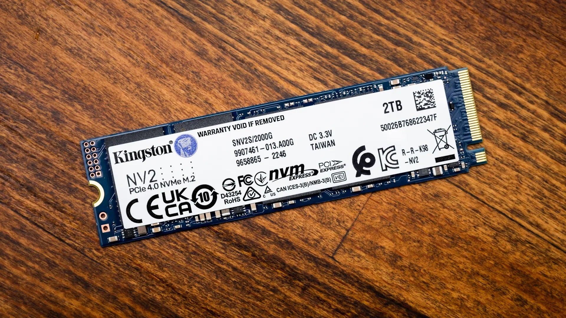 Kingston NV2 2TB M.2 PCIe 4.0 NVMe Internal SSD (SNV2S/2000G) – Excellent Condition Kingston
