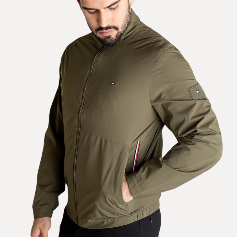 Tommy Hilfiger Blouson Jacket, Army Green, Small