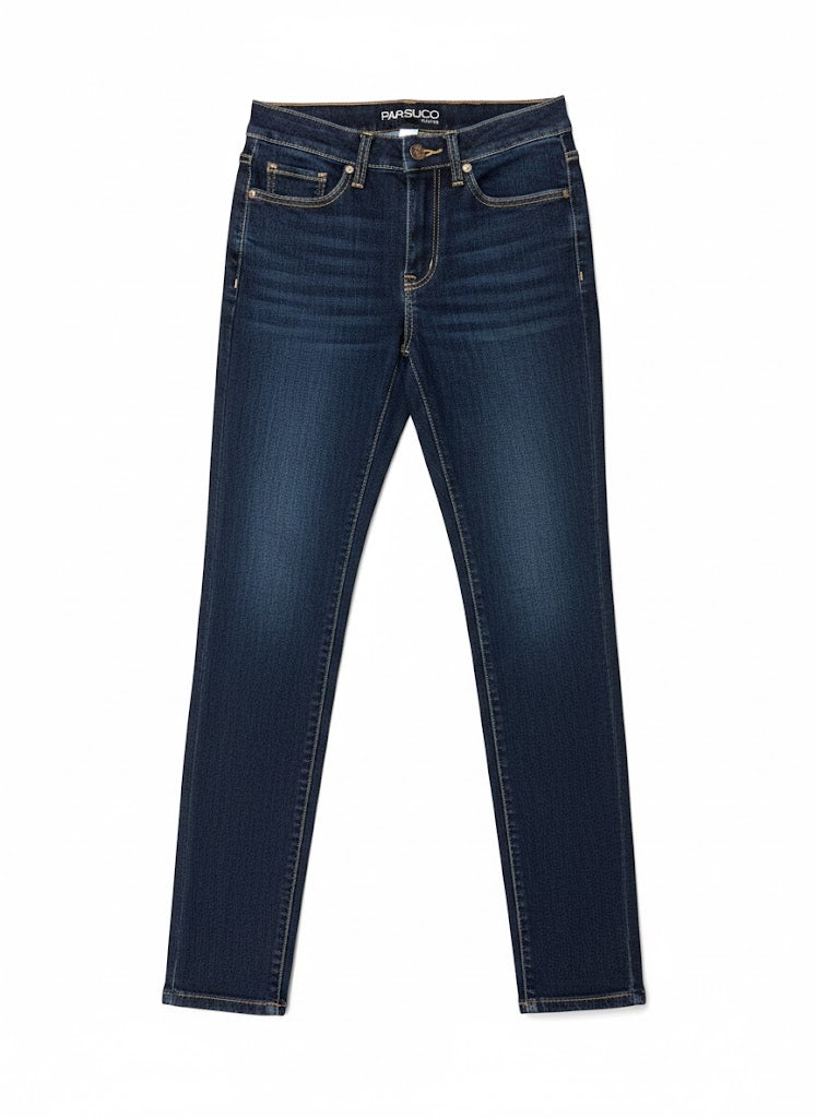 Ladies Parasuco Tummy Control Denim Jeans, Classic Slim Ankle Mr Bargain