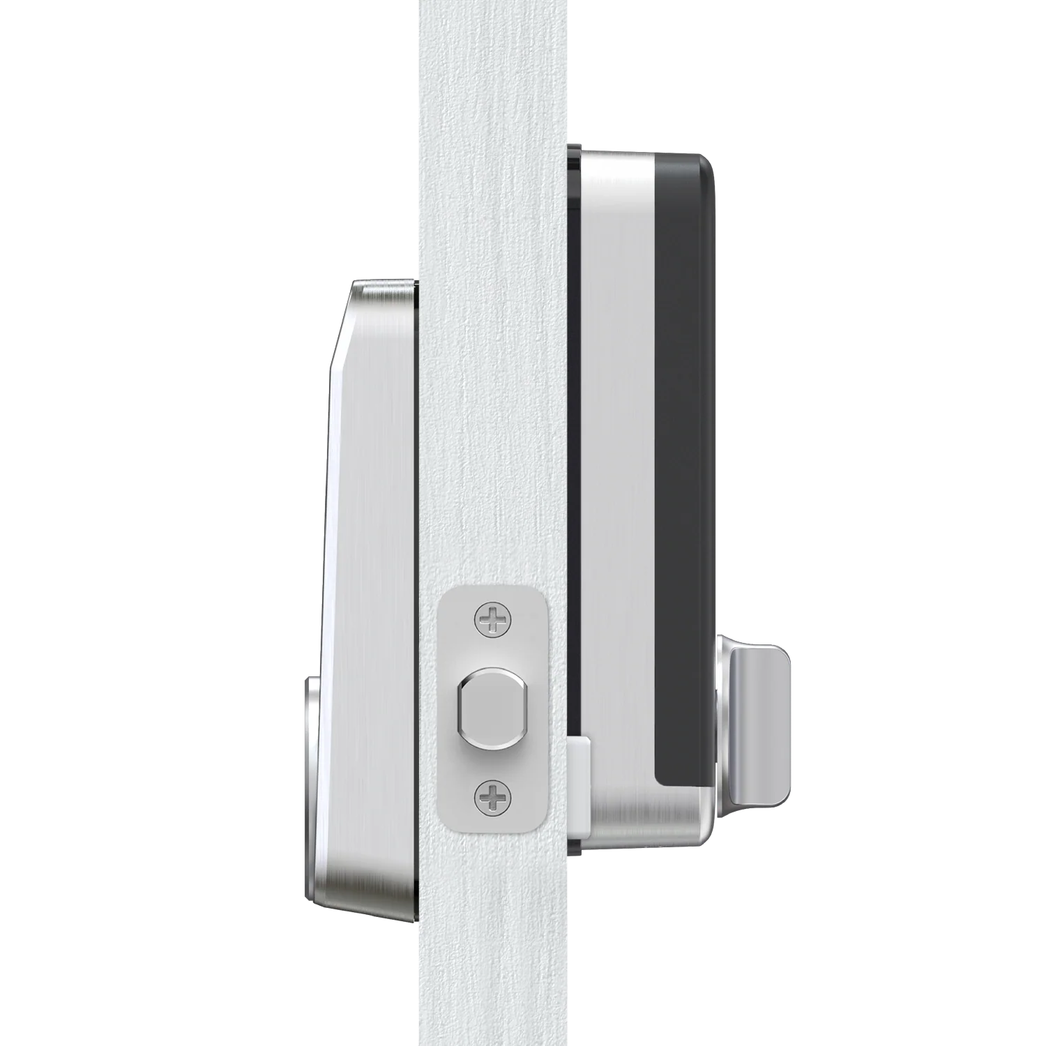 Lockly Visage Zeno Series Facial Recognition Smart Lock - Satin Nickel - New Lockly