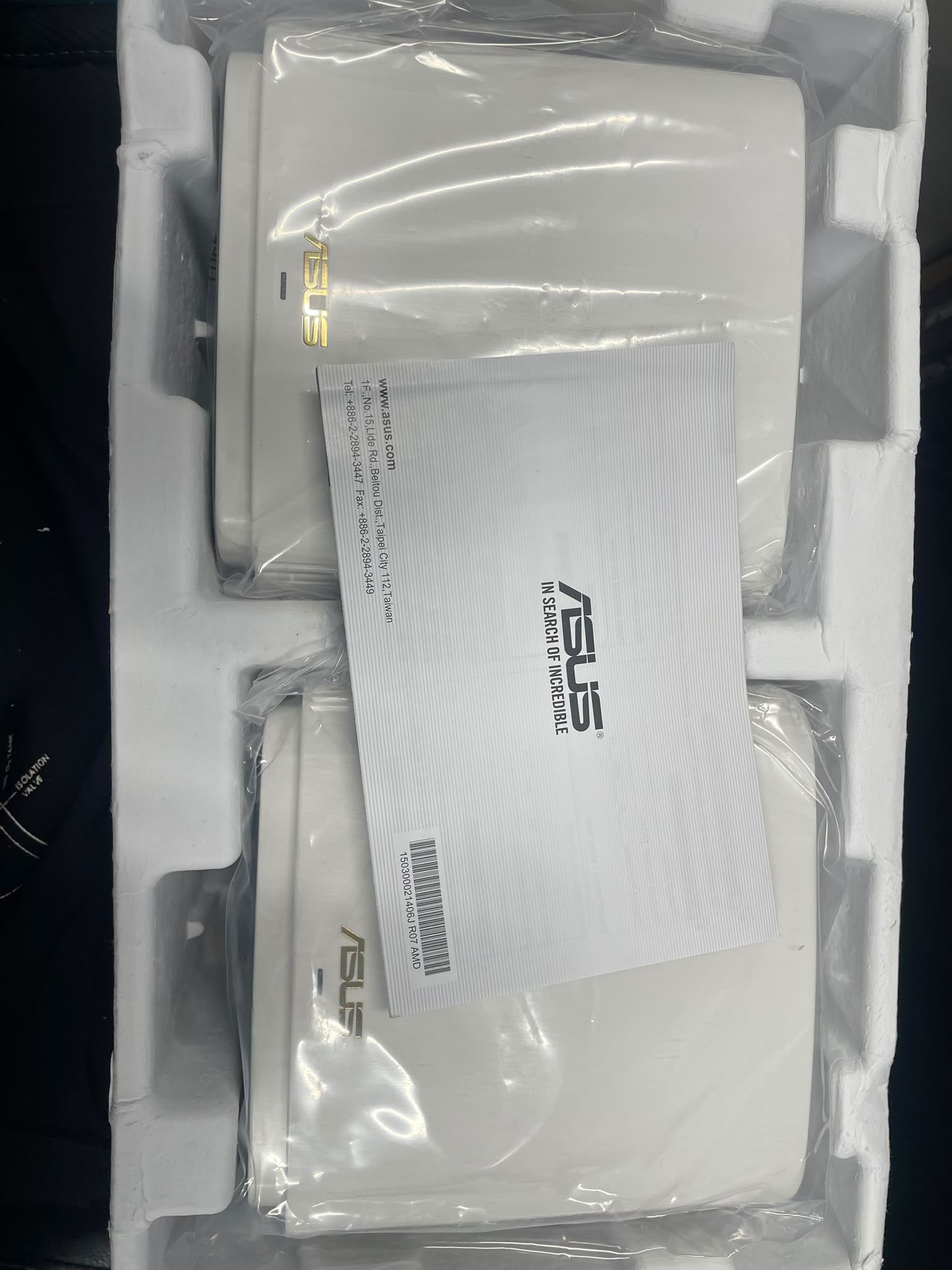 ASUS ZenWiFi XT8 AX6600 Tri-Band Mesh WiFi 6 System 2-Pack White – As New ASUS