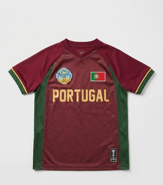 Kids Soccer Jersey Portugal T-Shirt JERSEY