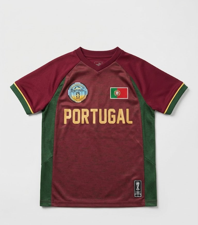 Kids Soccer Jersey Portugal T-Shirt JERSEY